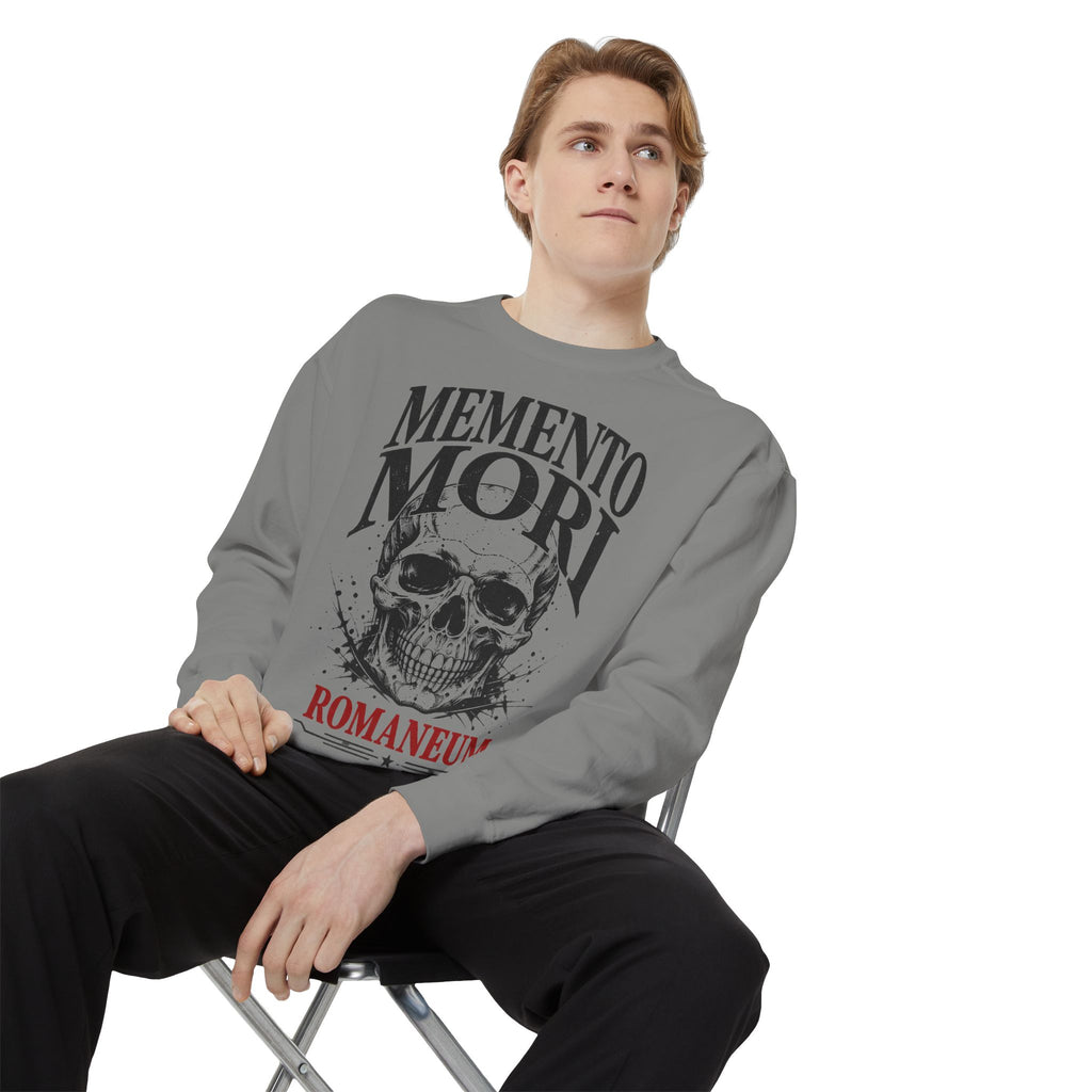 Memento Mori Sweatshirt — Gothic Skull Romaneum Crewneck