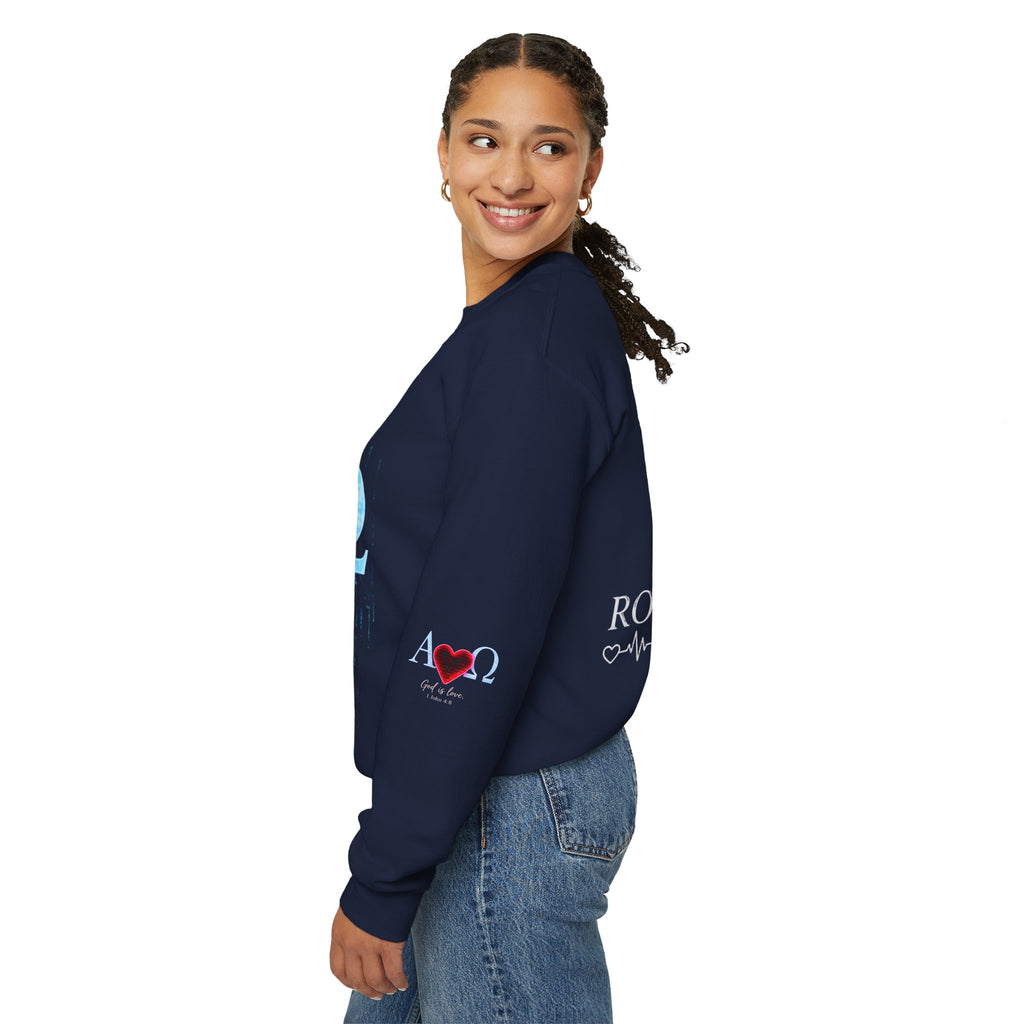 Alpha Omega Heart Sweatshirt ROMANEUM