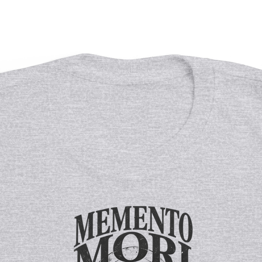 Memento Mori Toddler Tee — Vintage Skull Romaneum Graphic Shirt