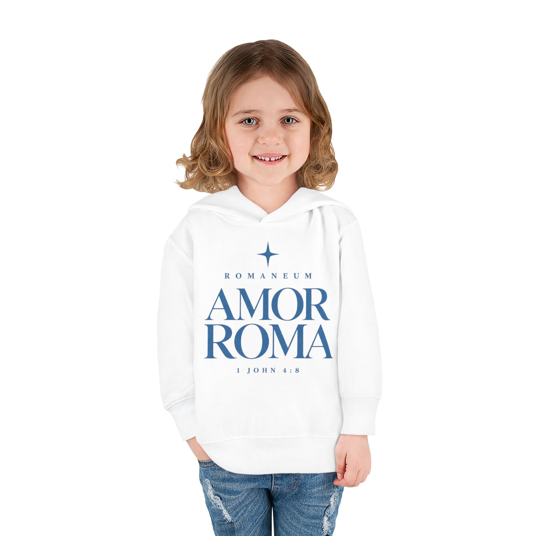Toddler Hoodie — "Amor Roma"