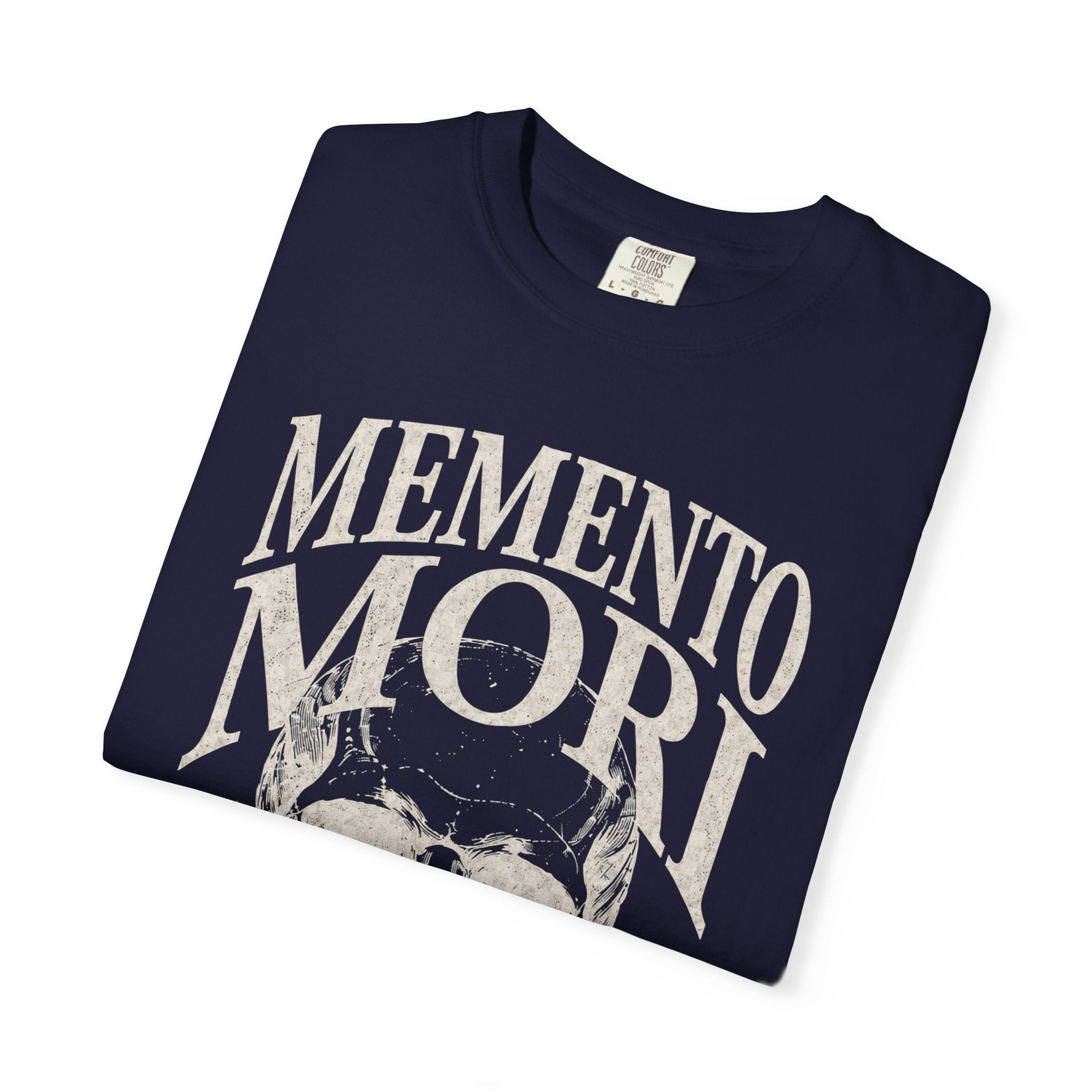 Memento Mori Skull T‑Shirt — Romaneum Gothic Graphic Tee