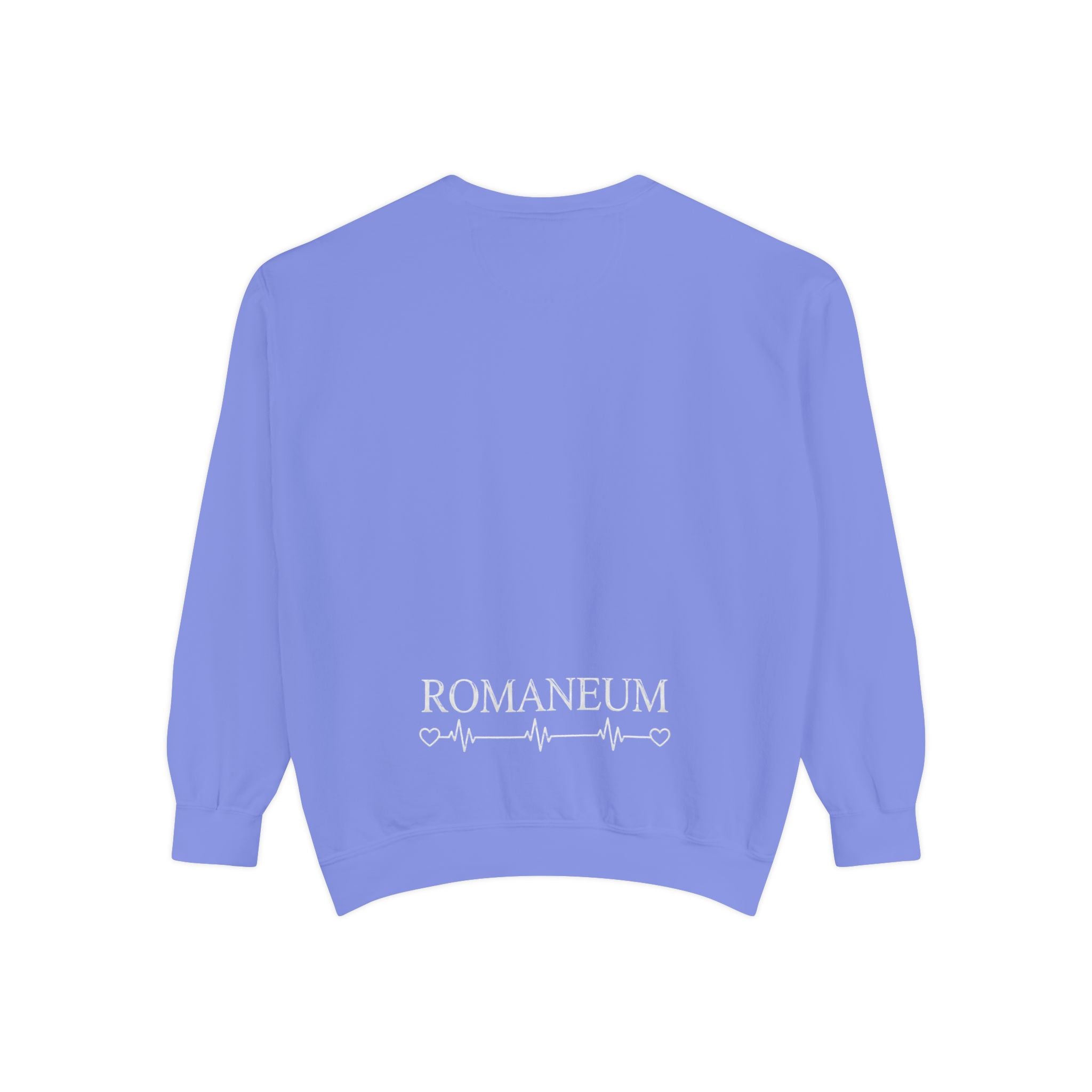 Alpha Omega Heart design sweatshirt | God is Love 1 John 4:8 RomanEum