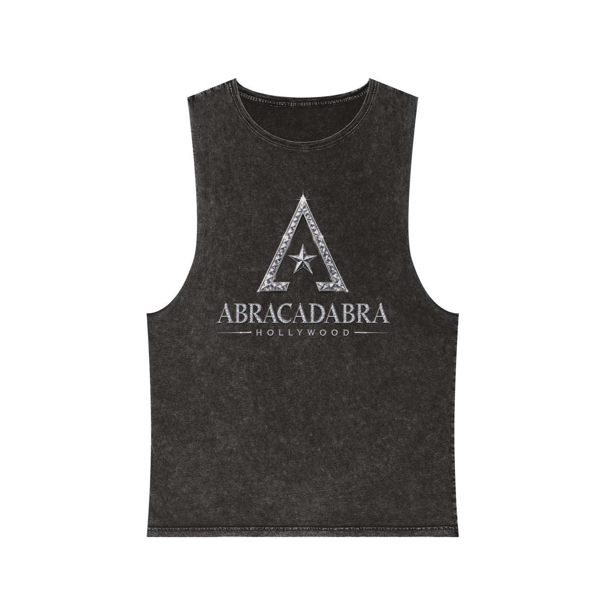 Abracadabra Stonewash Tank Top — Vintage Magic Graphic Tank
