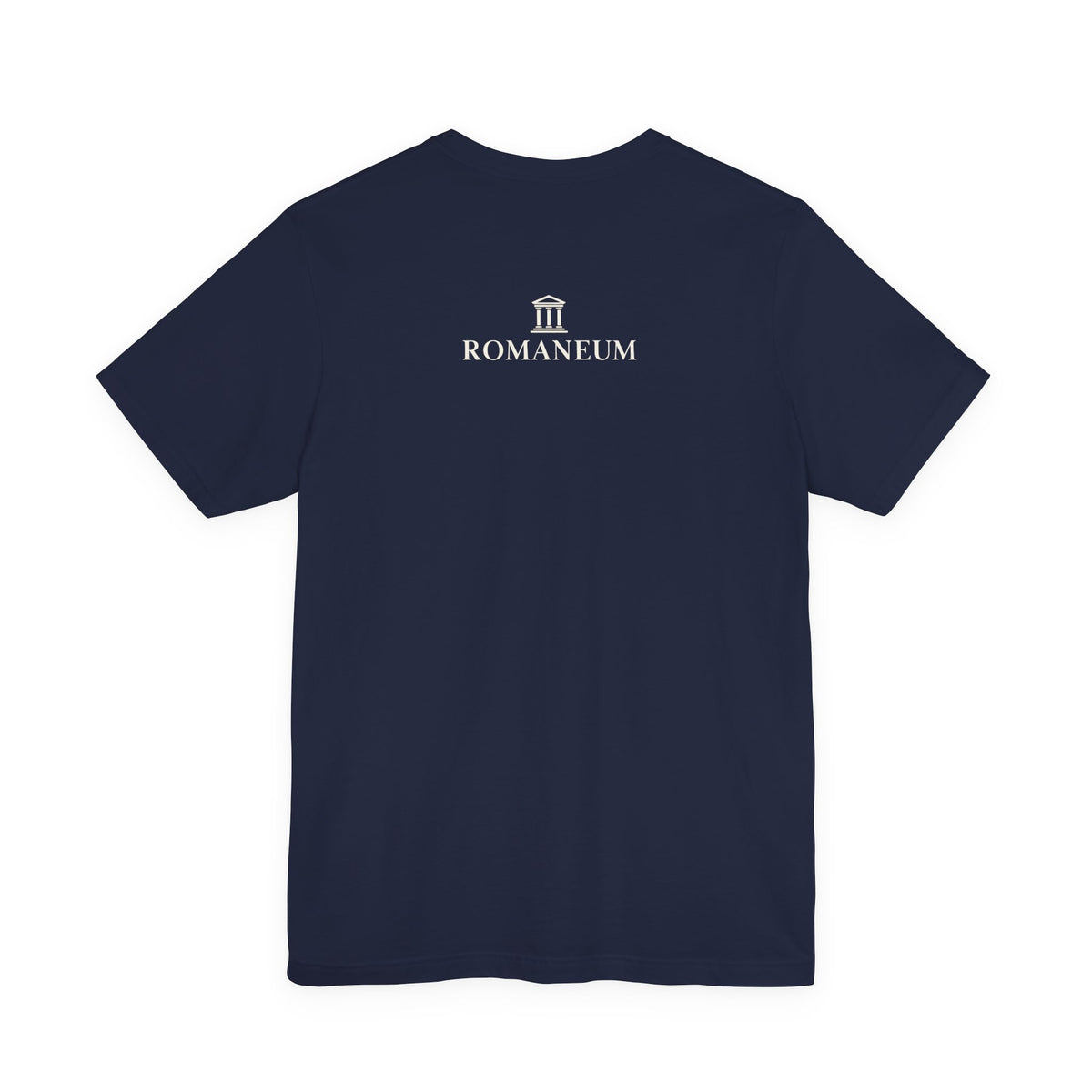 Romaneum Classic Logo T‑Shirt — Minimal Roman Architecture Tee