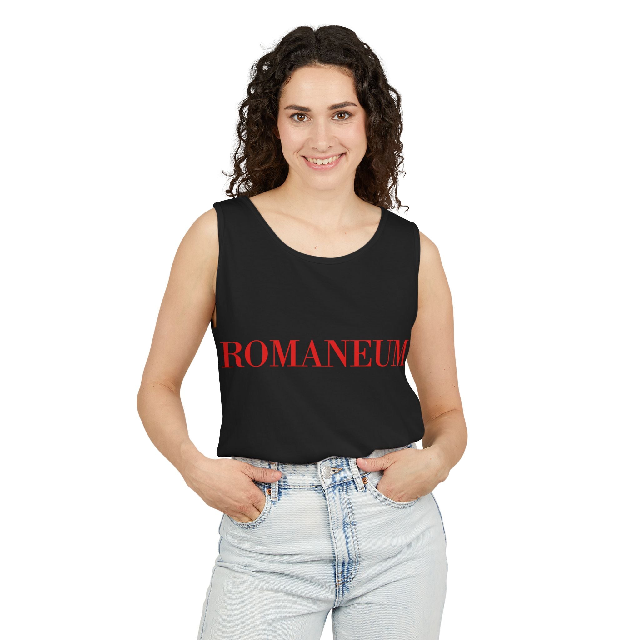 Romaneum Tank Top — Minimalist Classic Logo Tank
