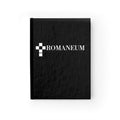 Romaneum Hardcover Journal — Black Logo Notebook