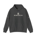 Romaneum Logo Hoodie – Classic Black Pullover with Roman Temple Design