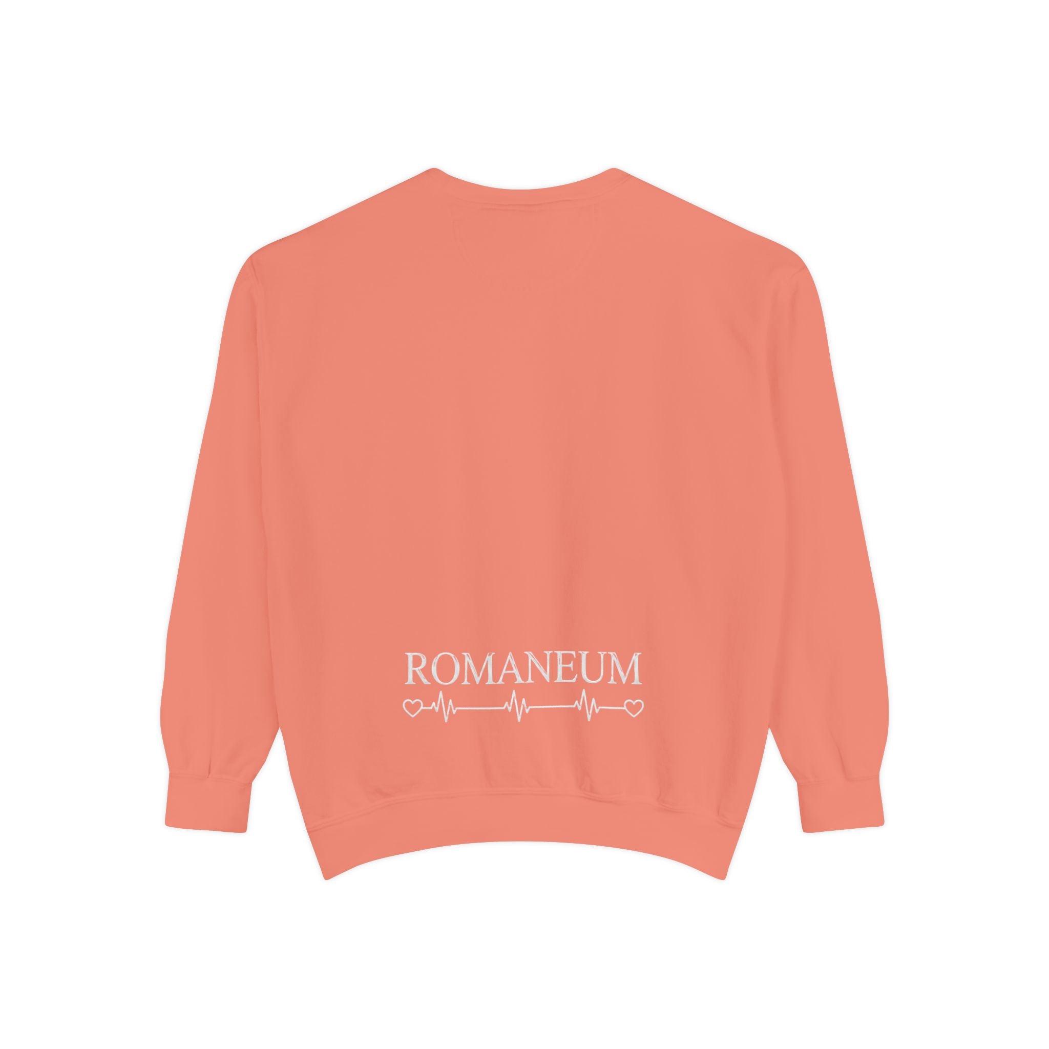 Alpha Omega Heart design sweatshirt | God is Love 1 John 4:8 RomanEum