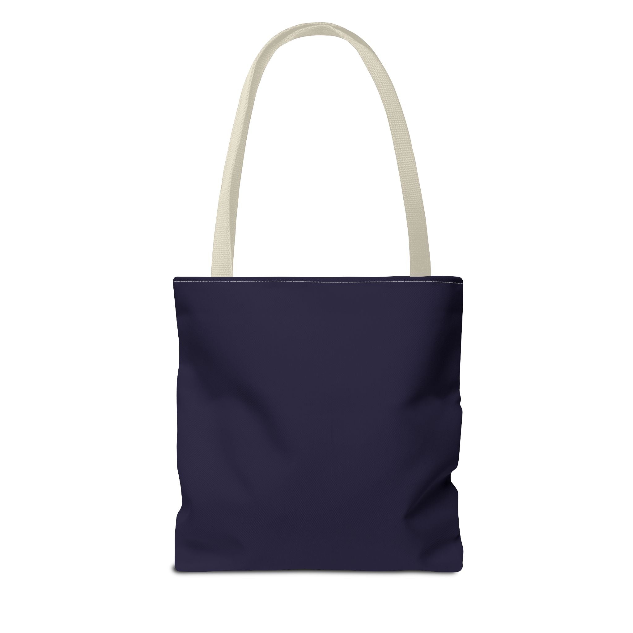 Abracadabra Hollywood Logo Tote Bag — Magic-Themed Navy AOP Tote