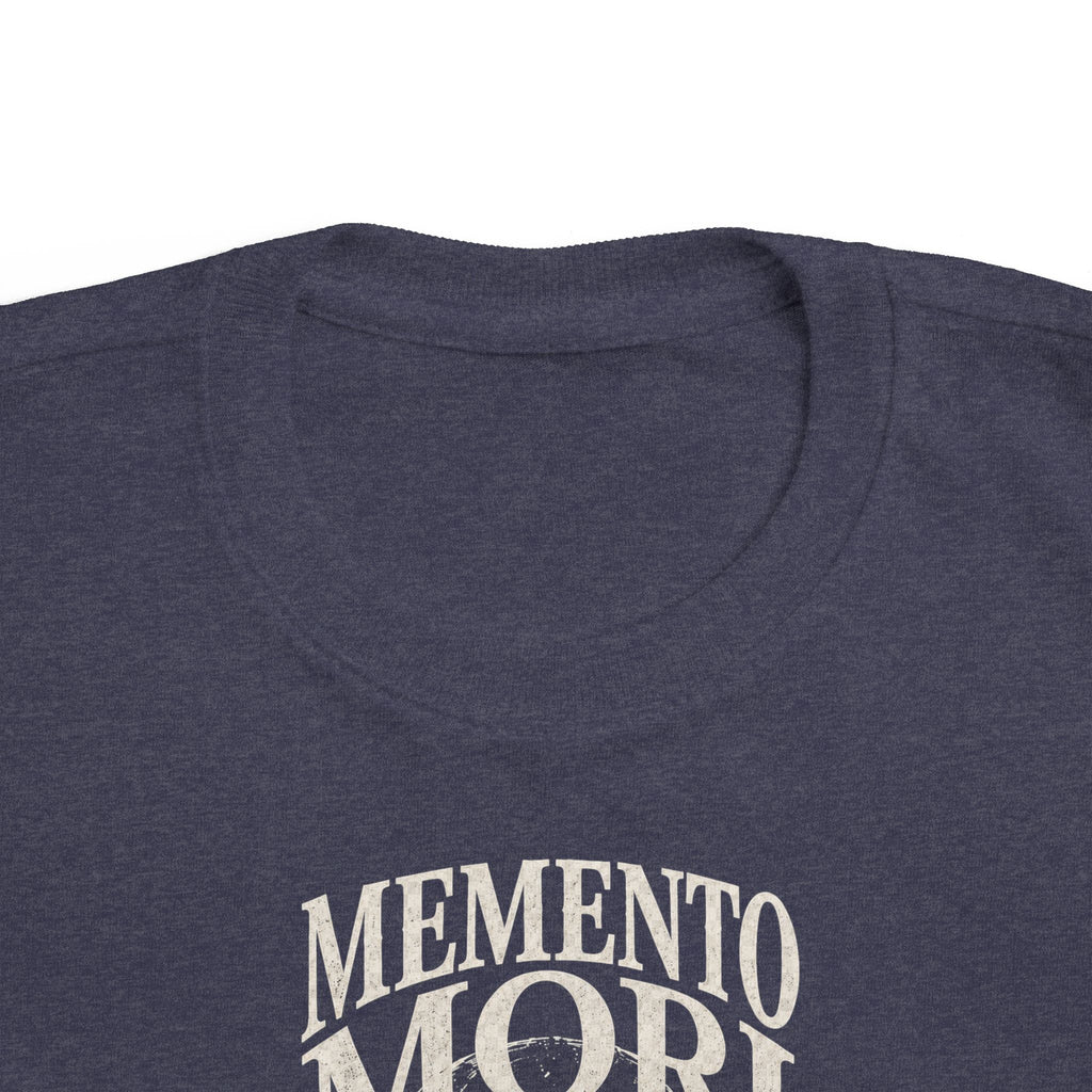 Memento Mori Toddler Tee — Vintage Skull Romaneum Graphic Shirt