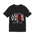 Romaneum 'AMOR/ROMA' God Is Love Graphic Tee