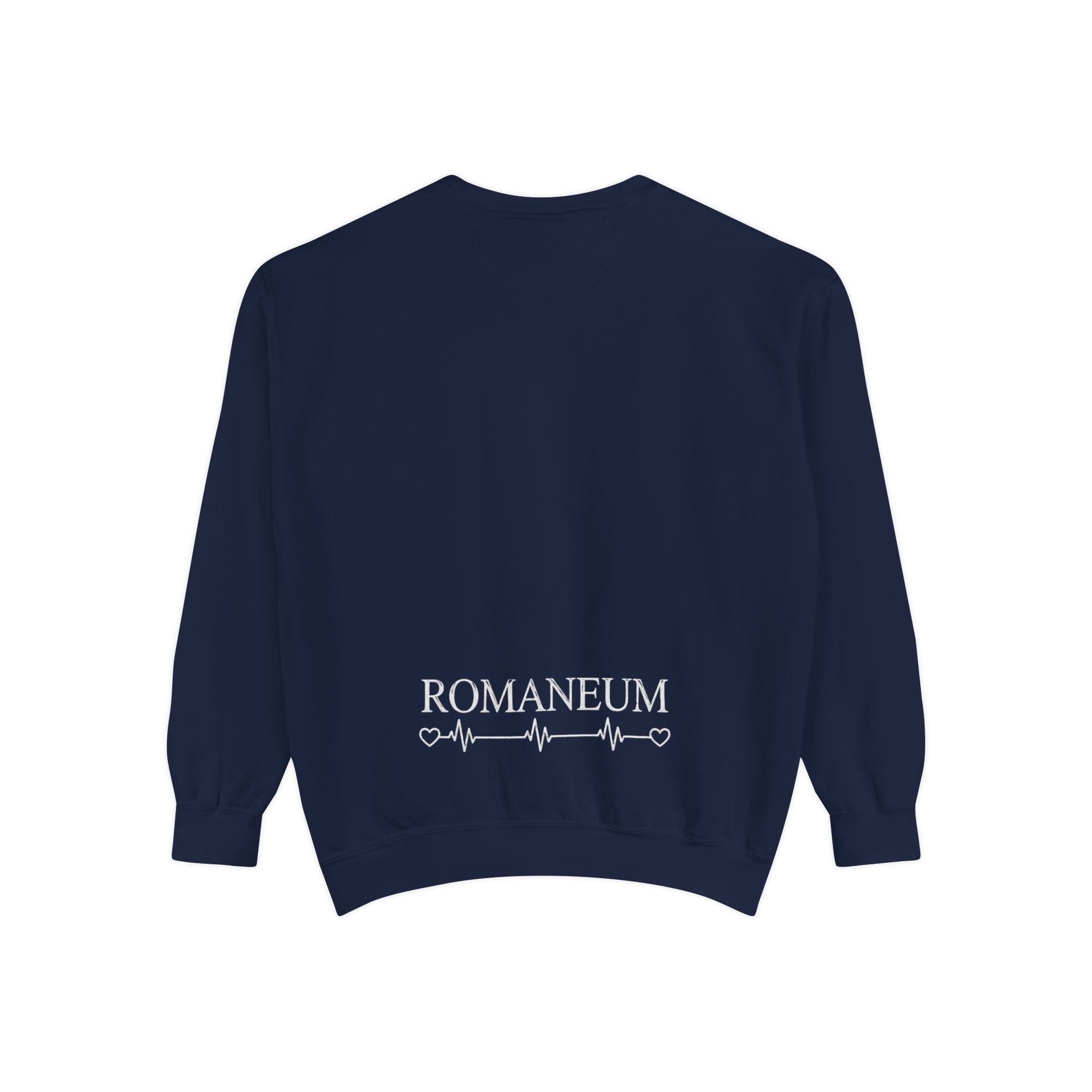 Alpha Omega Heart design sweatshirt | God is Love 1 John 4:8 RomanEum