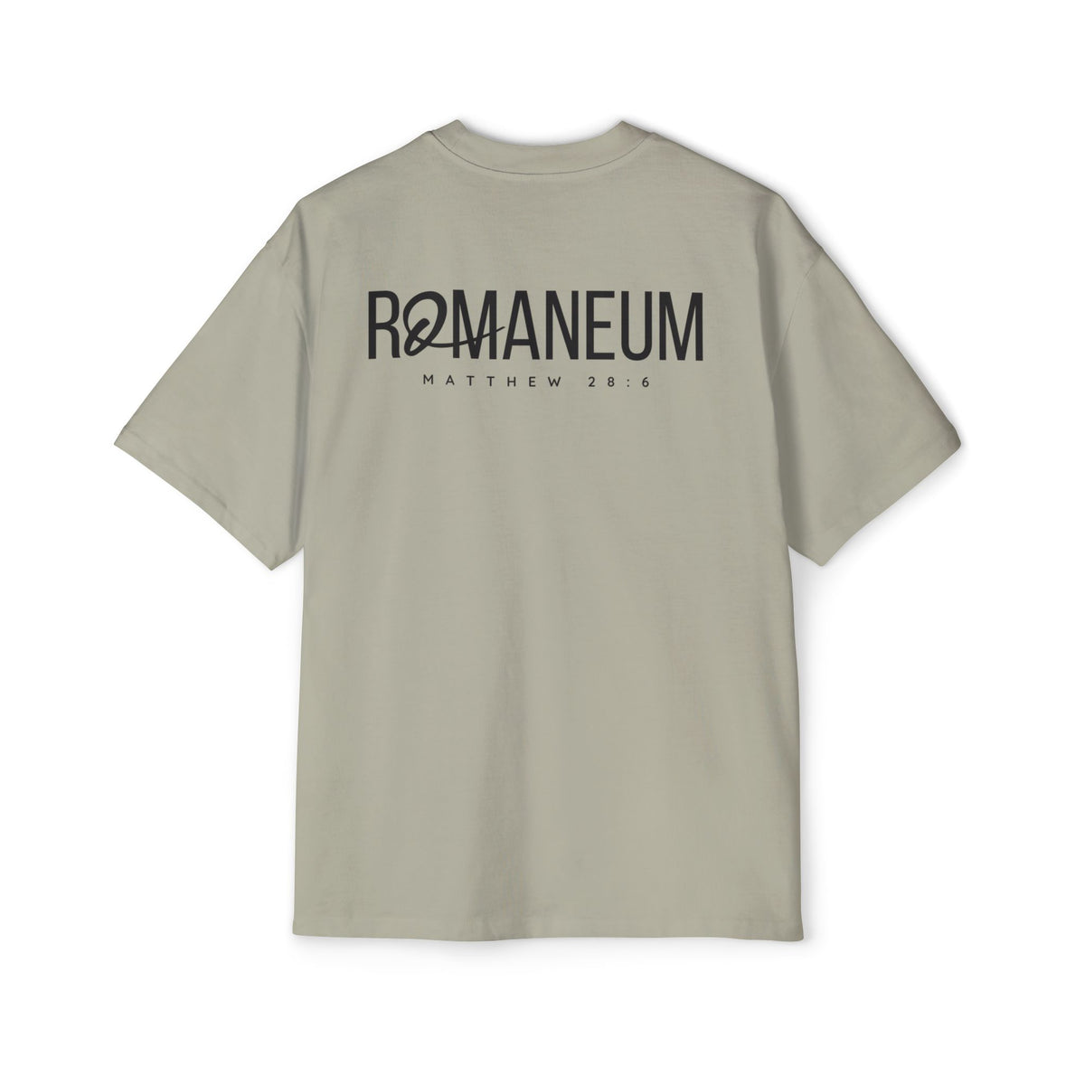 He Is Risen Christian Tee — Romaneum Matthew 28:6 Easter T‑Shirt