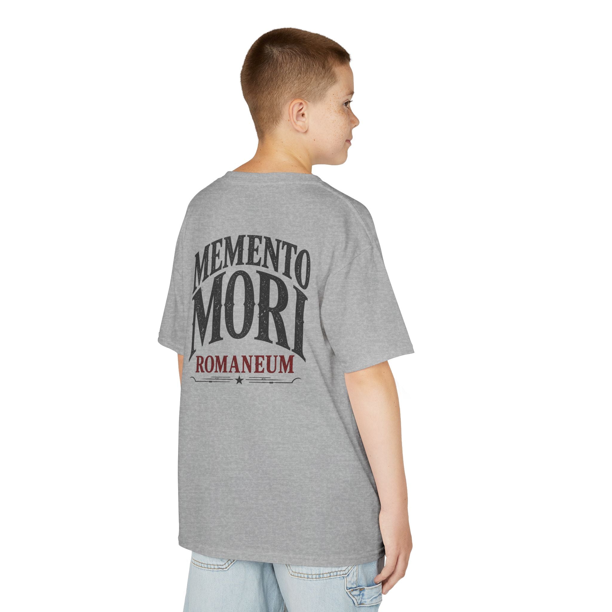 Kids T-Shirt — "Memento Mori" Skull Romaneum Tee