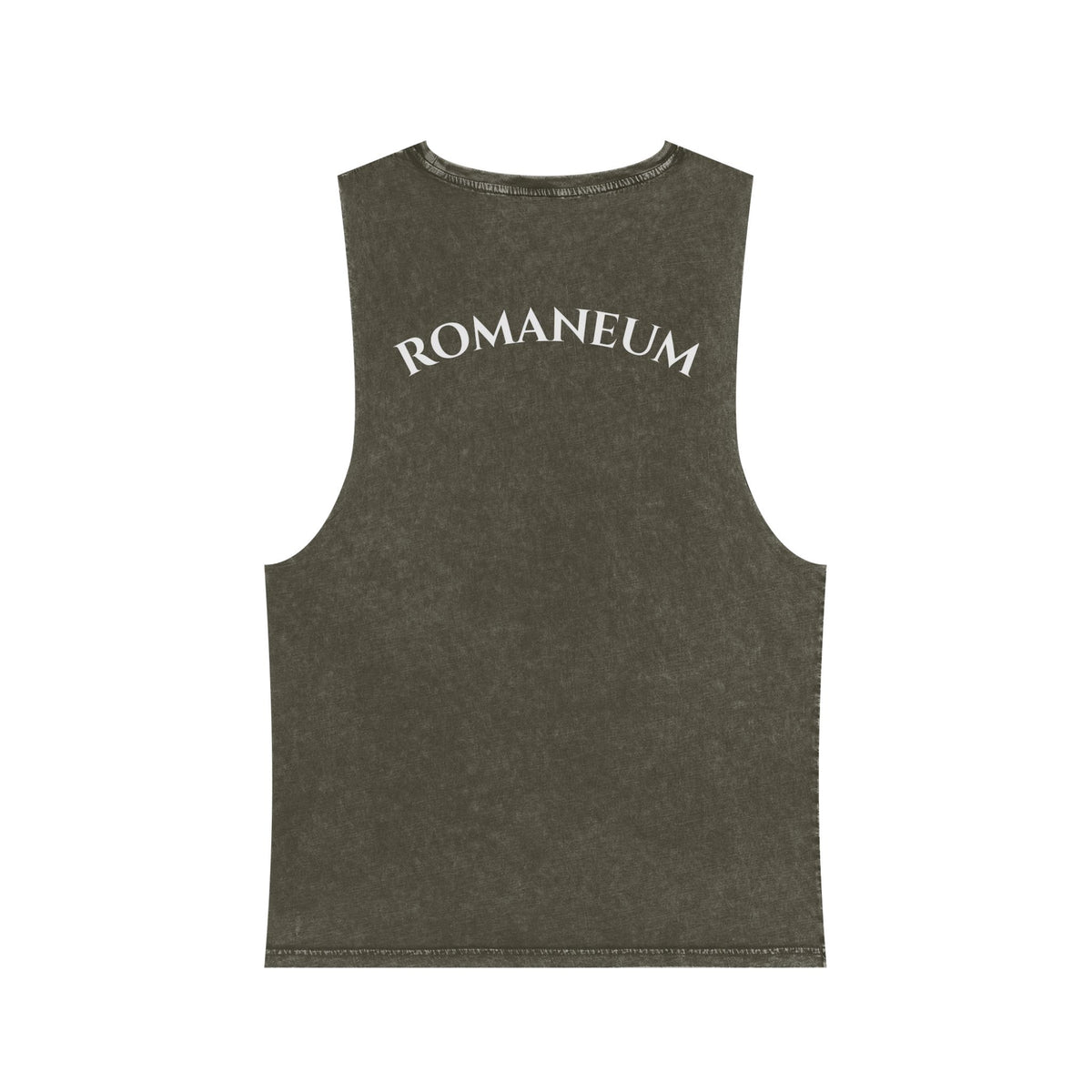 Romanеum USA Stonewash Tank — Vintage American Flag Muscle Tee