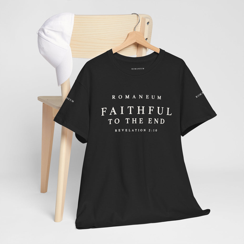 Faithful to the End Tee — 'Romaneum'