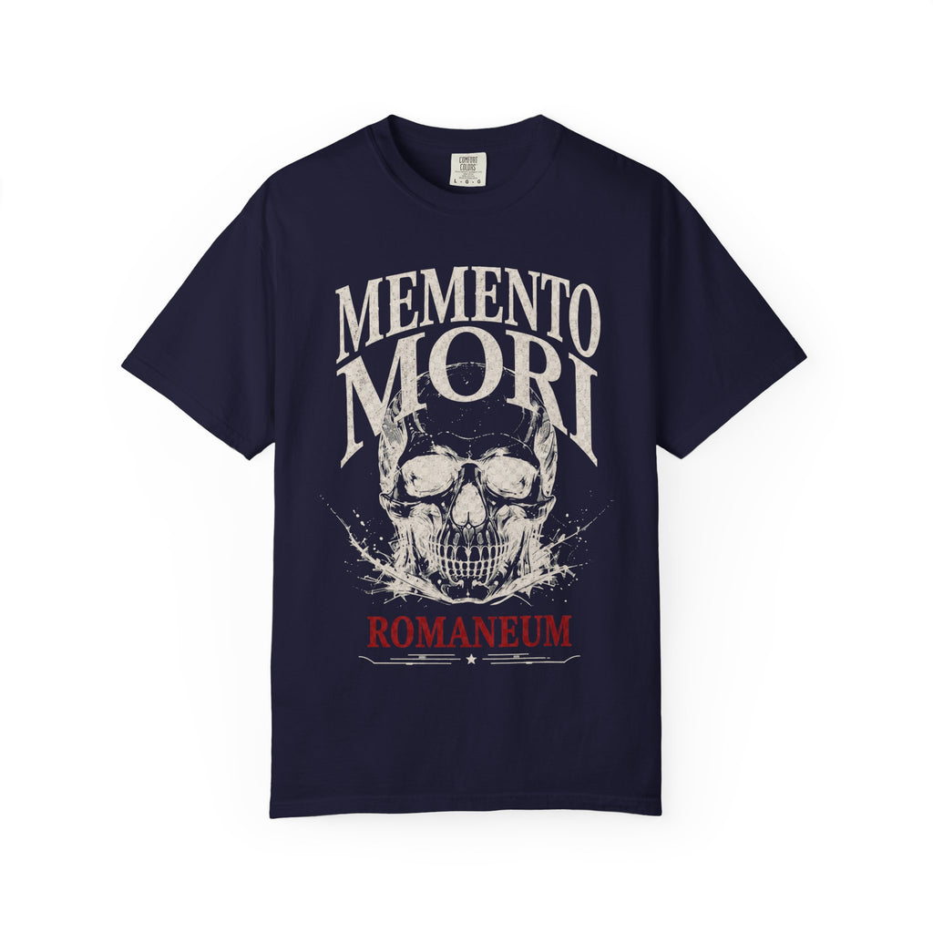 Memento Mori Skull T‑Shirt — Romaneum Gothic Graphic Tee