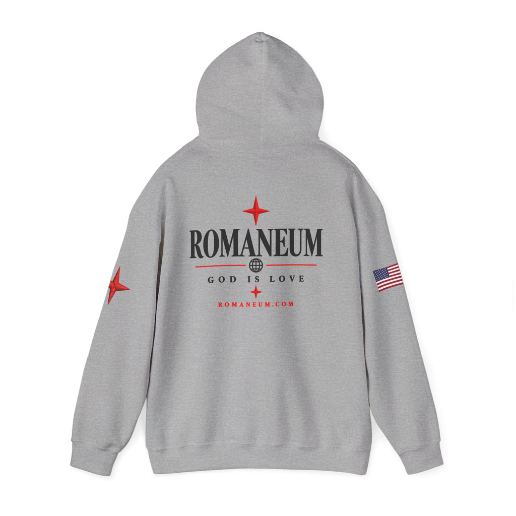 Romaneum ‘Amor’ Hoodie — God Is Love Graphic Sweatshirt