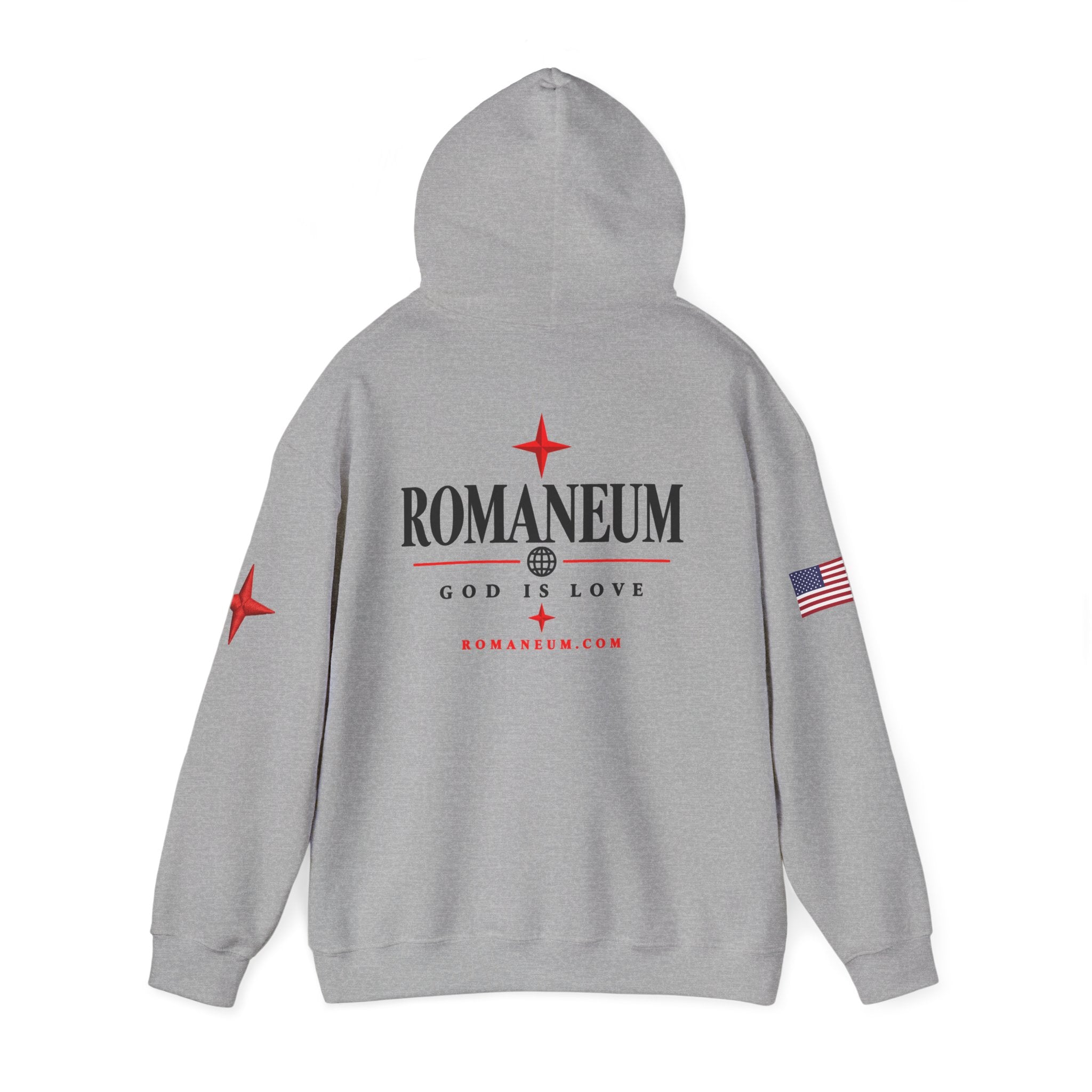 Romaneum ‘Amor’ Hoodie — God Is Love Graphic Sweatshirt