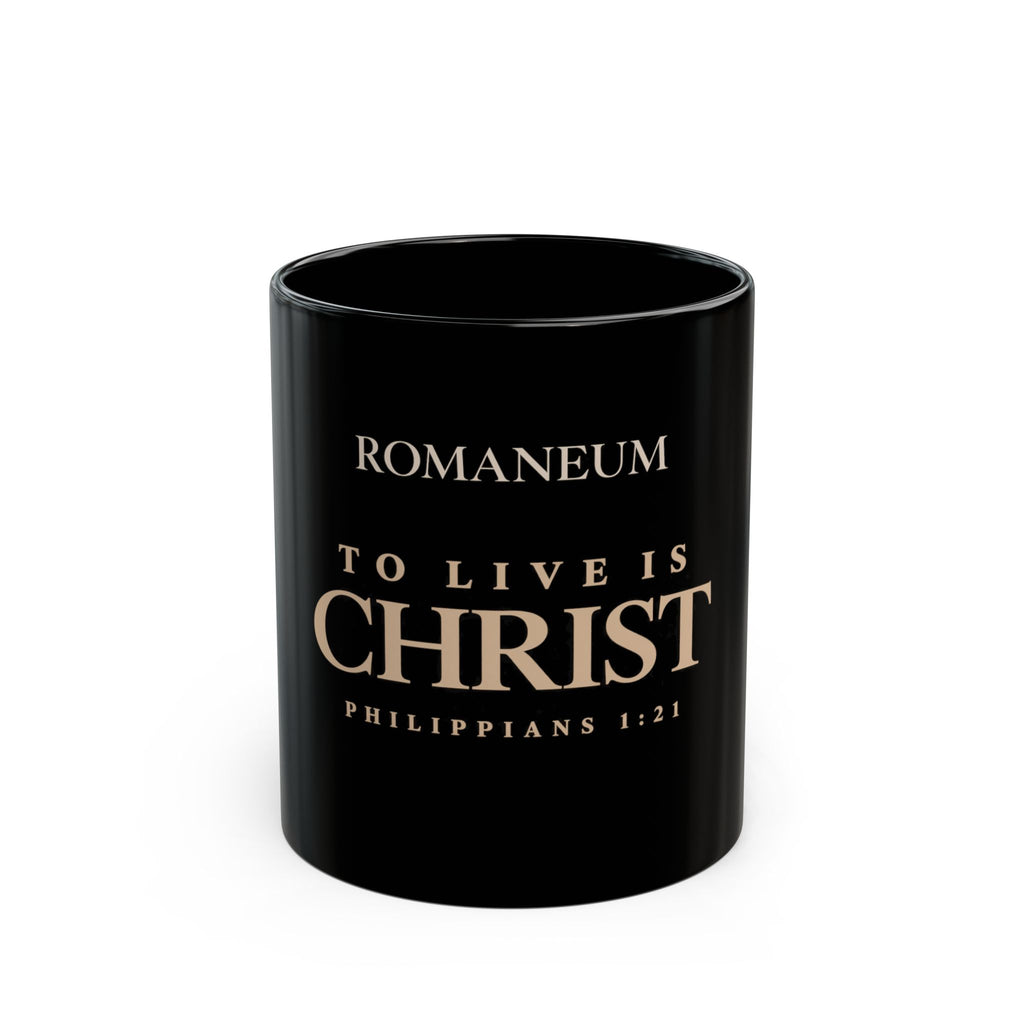 Romaneum Mug — "To Live Is Christ" Coffee Cup