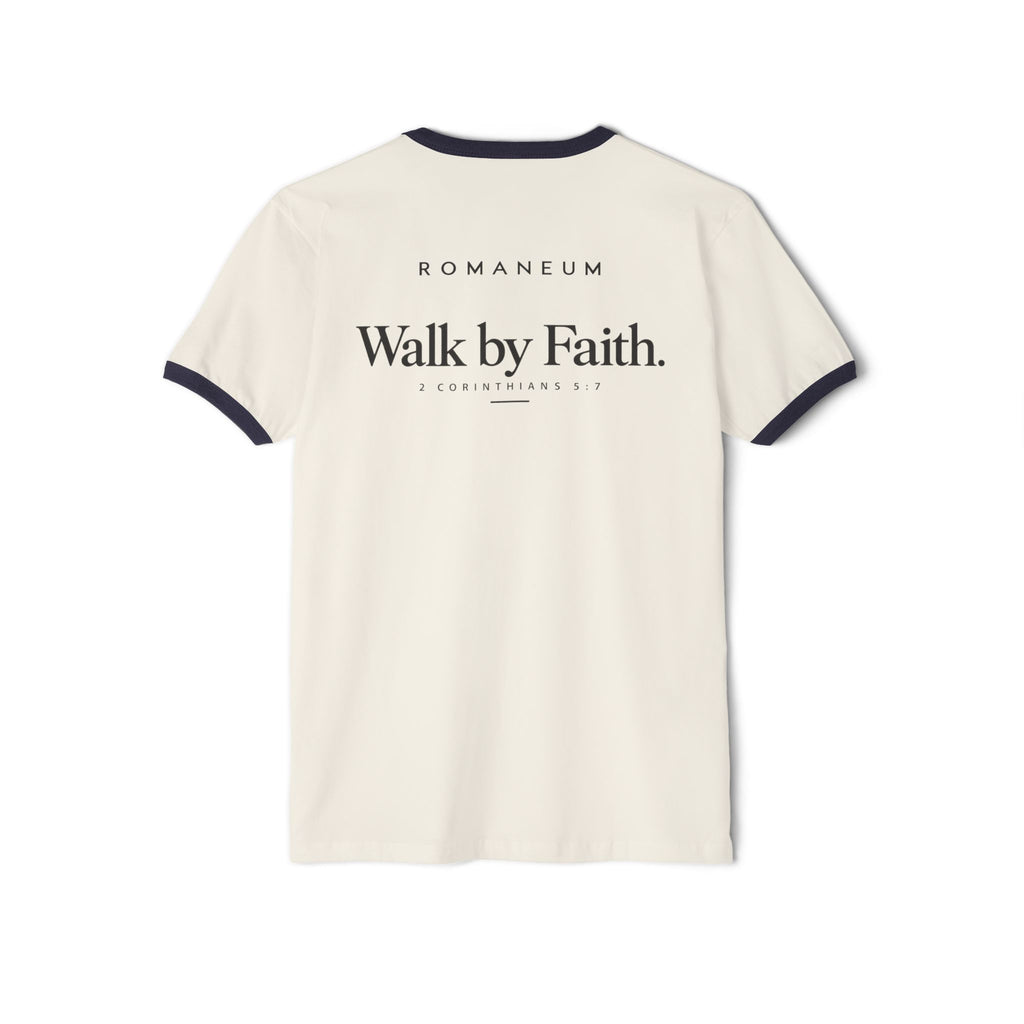 ROMANEUM Walk by Faith Ringer T-Shirt