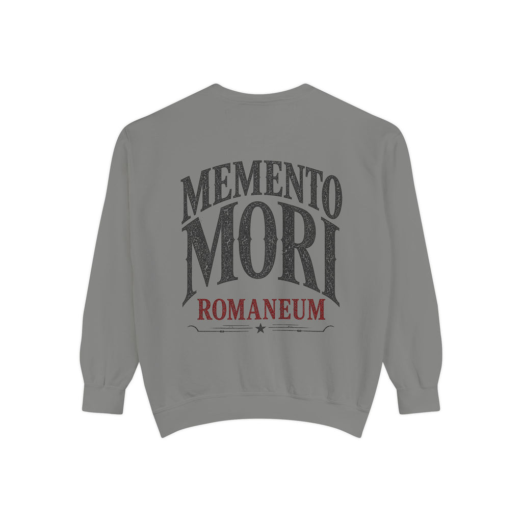 Memento Mori Sweatshirt — Gothic Skull Romaneum Crewneck