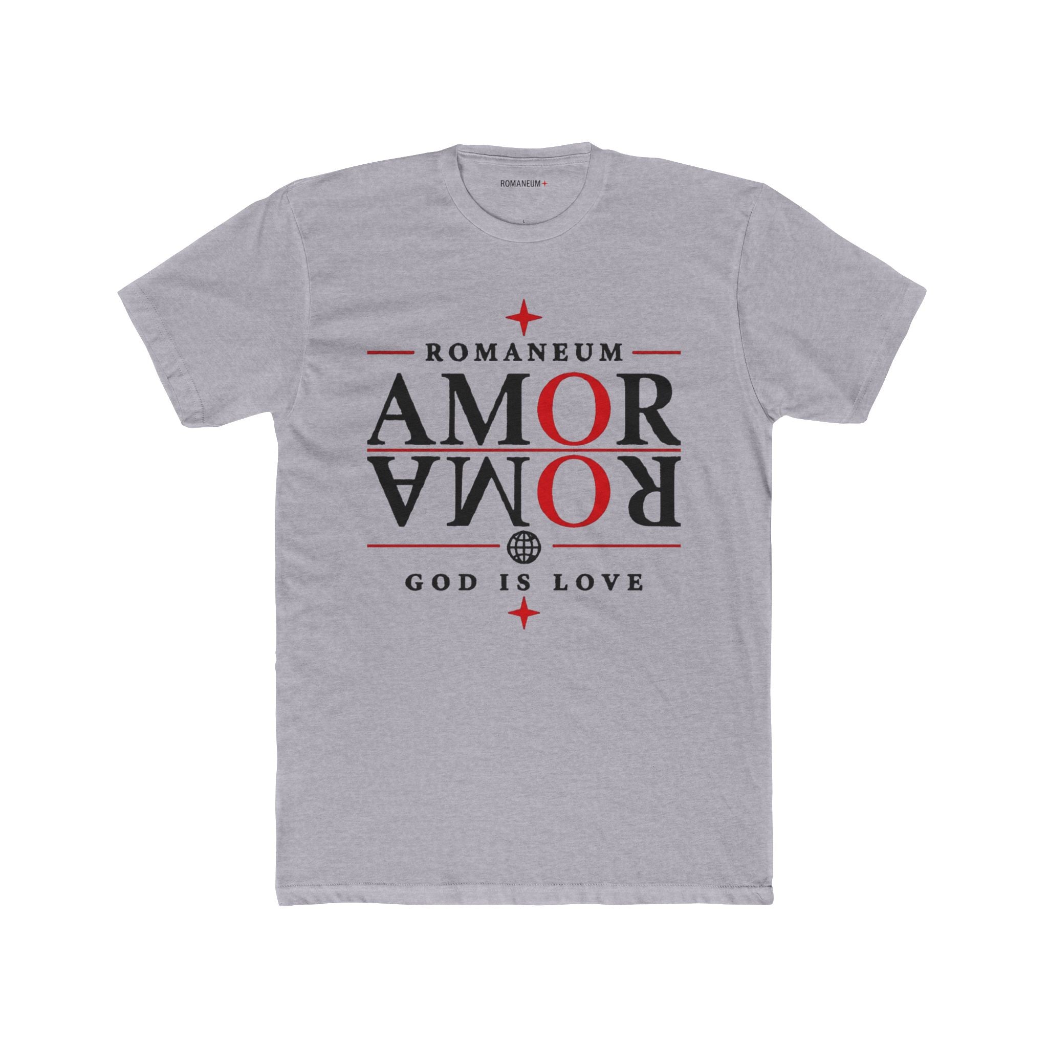 Romaneum 'Amor Roma' Graphic Tee — God Is Love Christian T‑Shirt