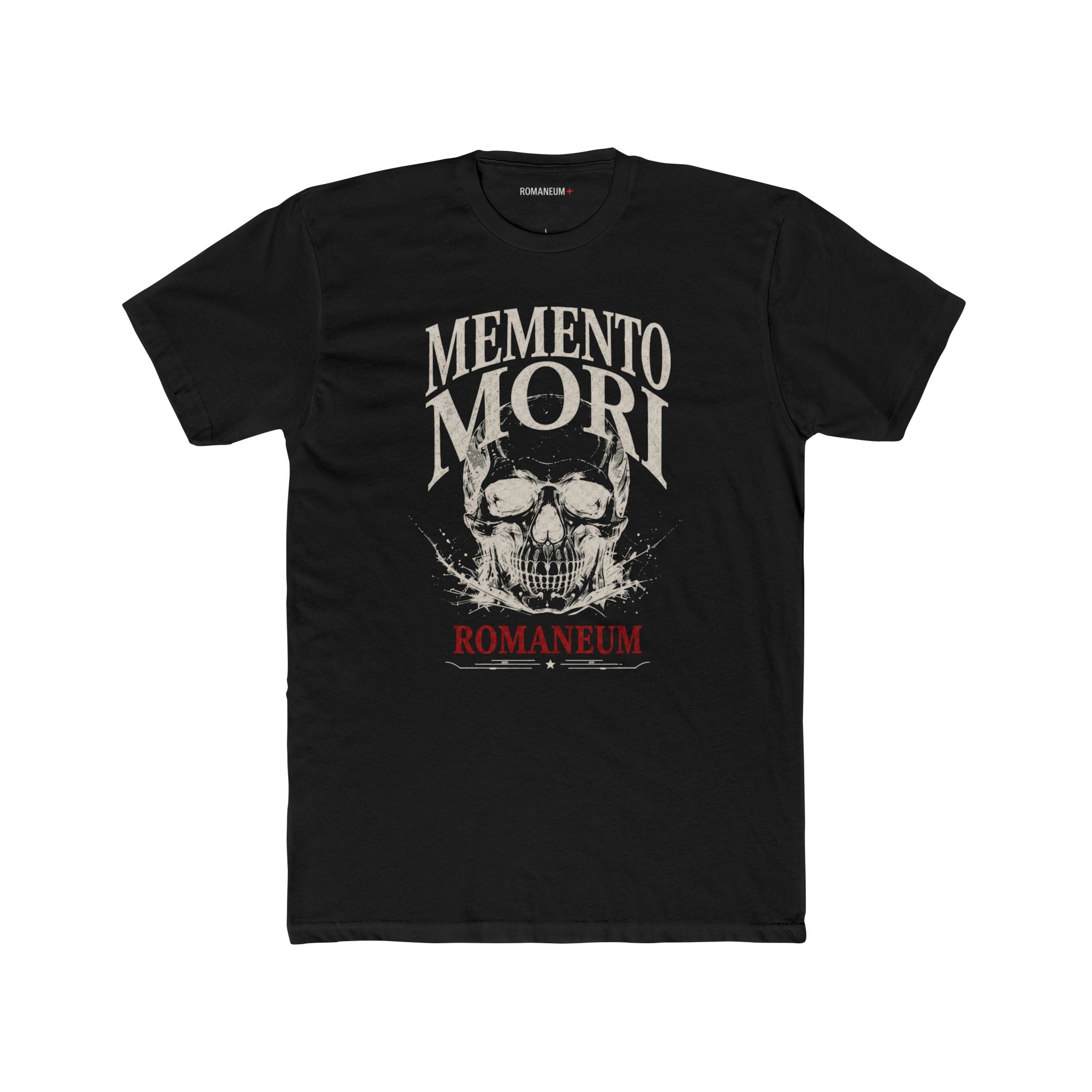 Memento Mori Skull Tee — Romaneum Gothic Graphic T-Shirt