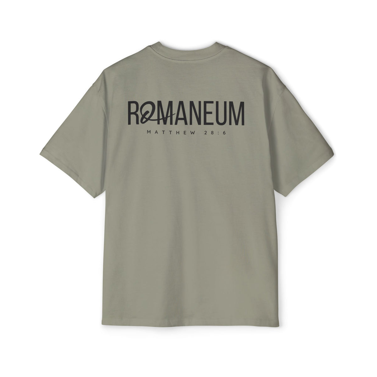 He Is Risen Christian Tee — Romaneum Matthew 28:6 Easter T‑Shirt