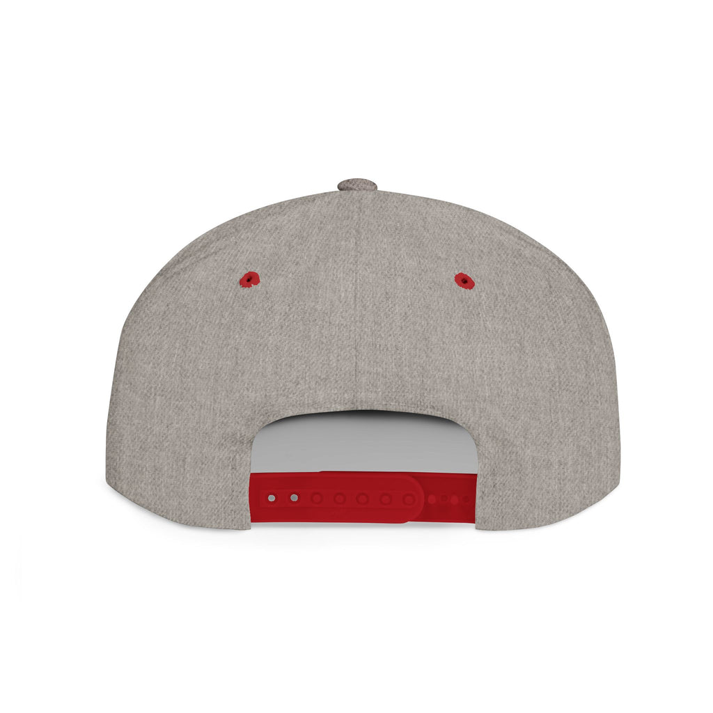 Patriotic Eagle Flat Bill Snapback Hat — America USA Flag Design