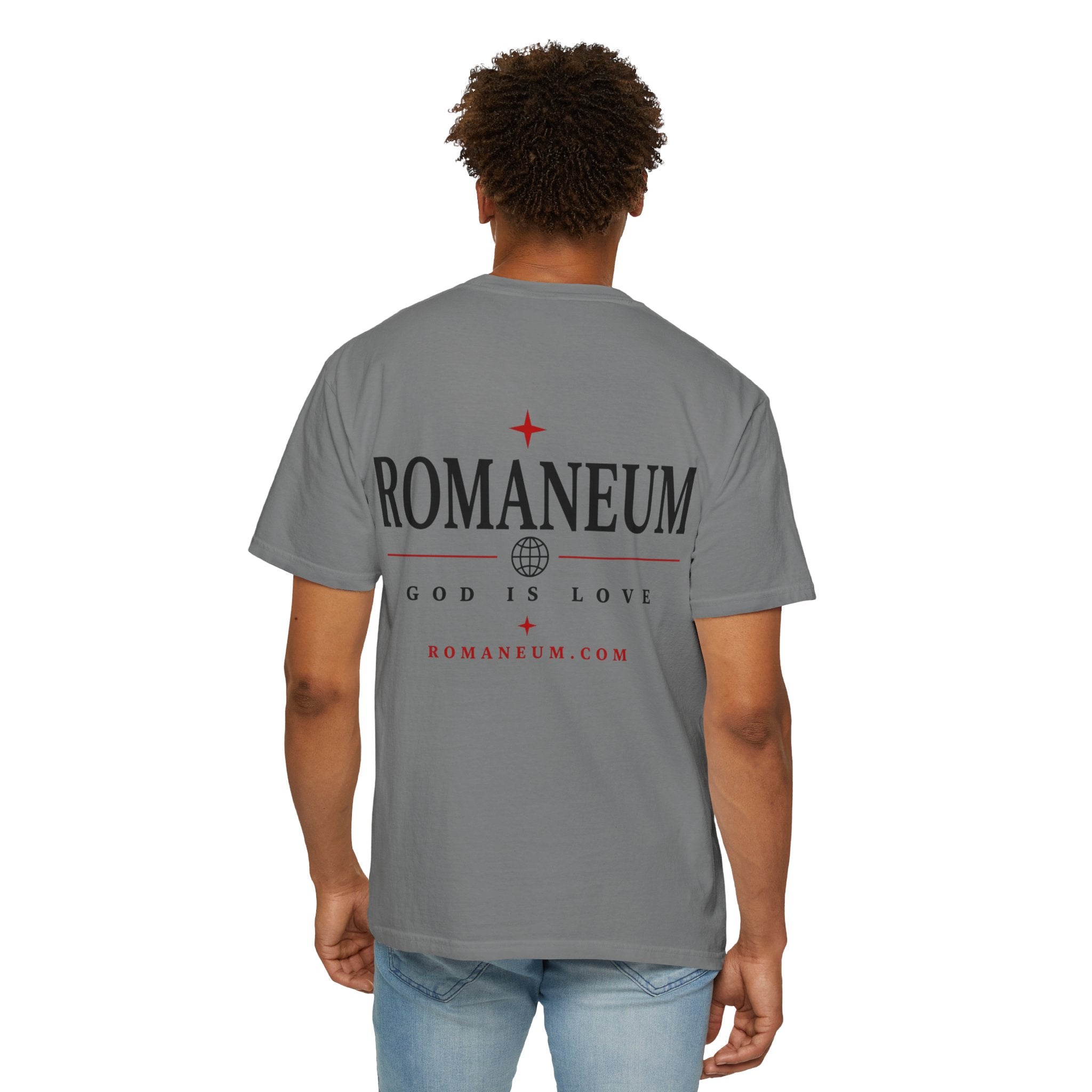 AMOR ROMA Tee — "God Is Love" Graphic T-Shirt