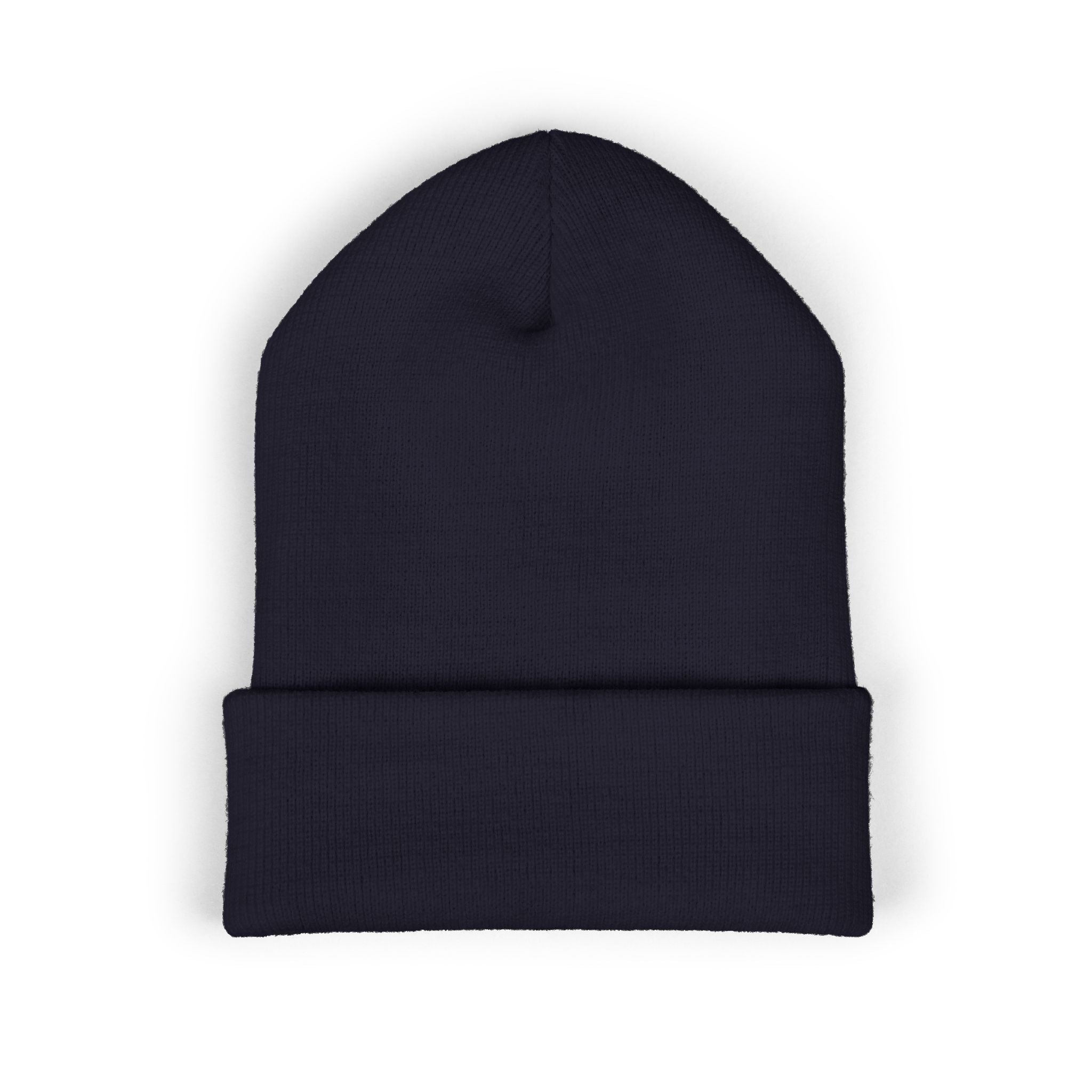 Embroidered 'ROMANEUM' Classic Cuffed Beanie —  Knit Cap