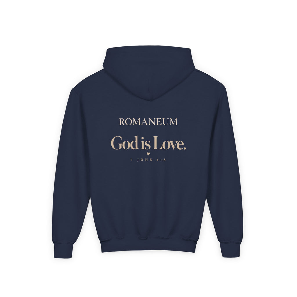 Youth Hoodie — To Live Is Christ / God Is Love Sweatshirt