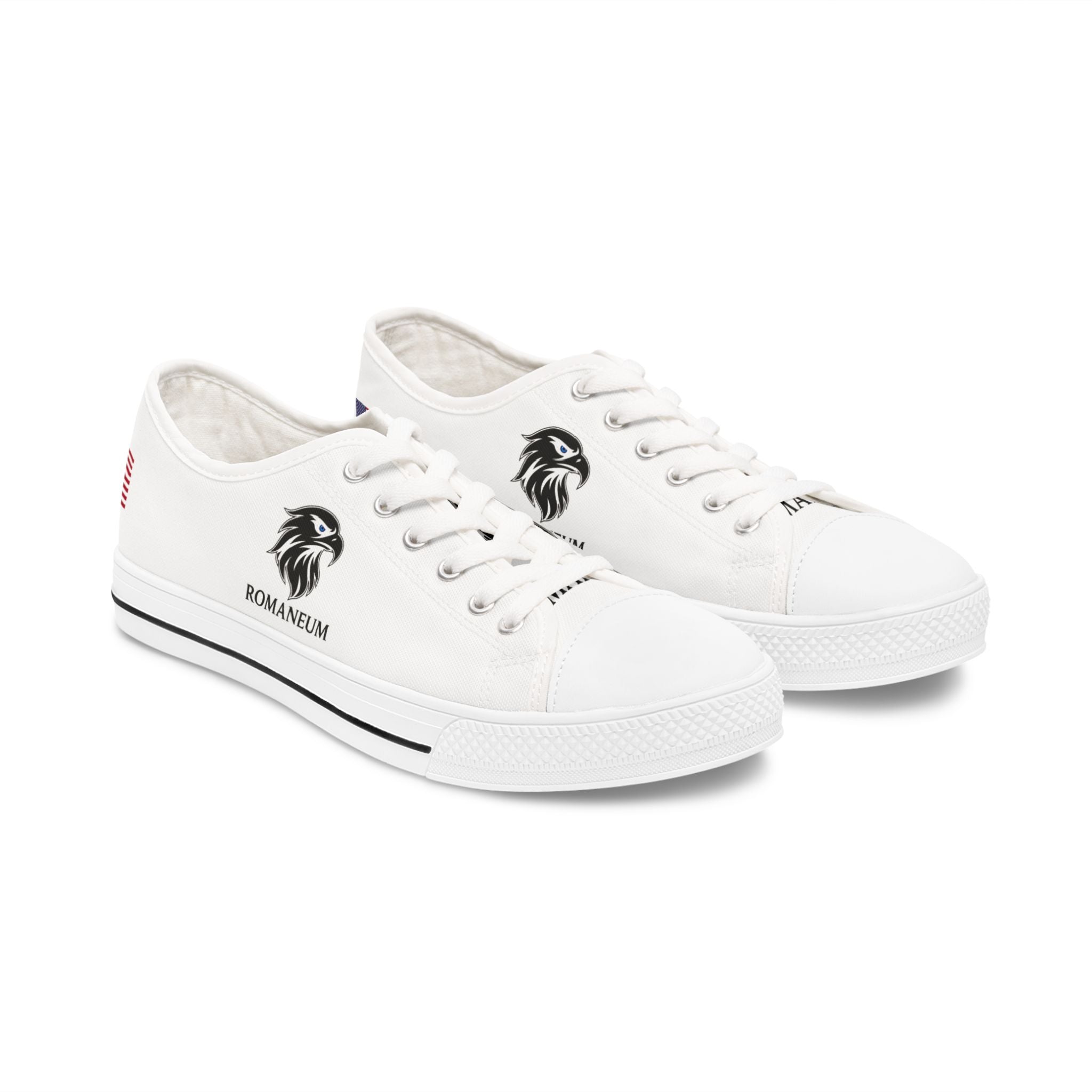 Romananeum Eagle Logo Top Sneakers | American Flag Accent