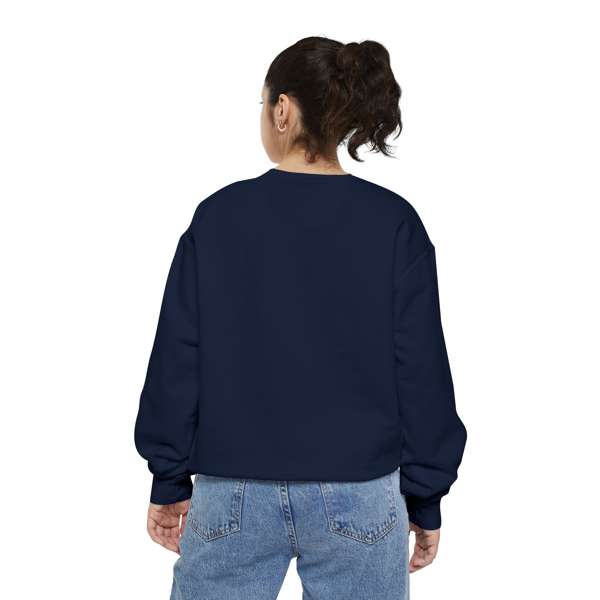 Romaneum Checkerboard Cross Sweatshirt | Minimal Religious Crewneck