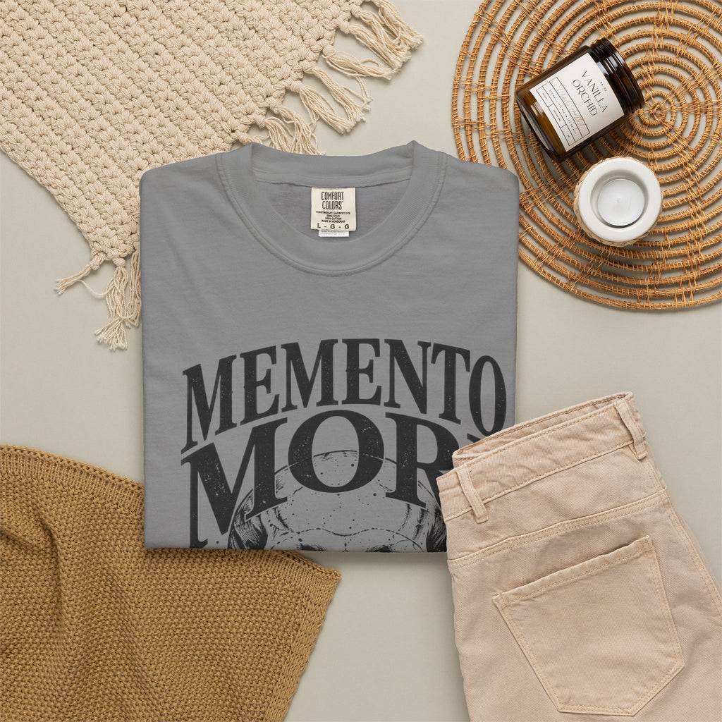 Memento Mori Skull T‑Shirt — Romaneum Gothic Graphic Tee