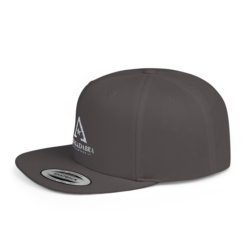 Abracadabra Triangle Snapback Hat — Flat Bill Adjustable Cap