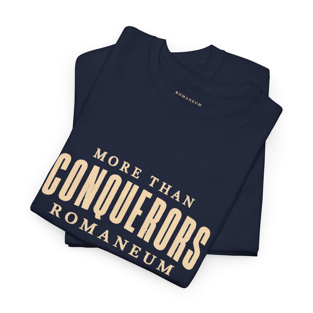 Conquerors Romanum Tee — 'More Than Conquerors' Shirt