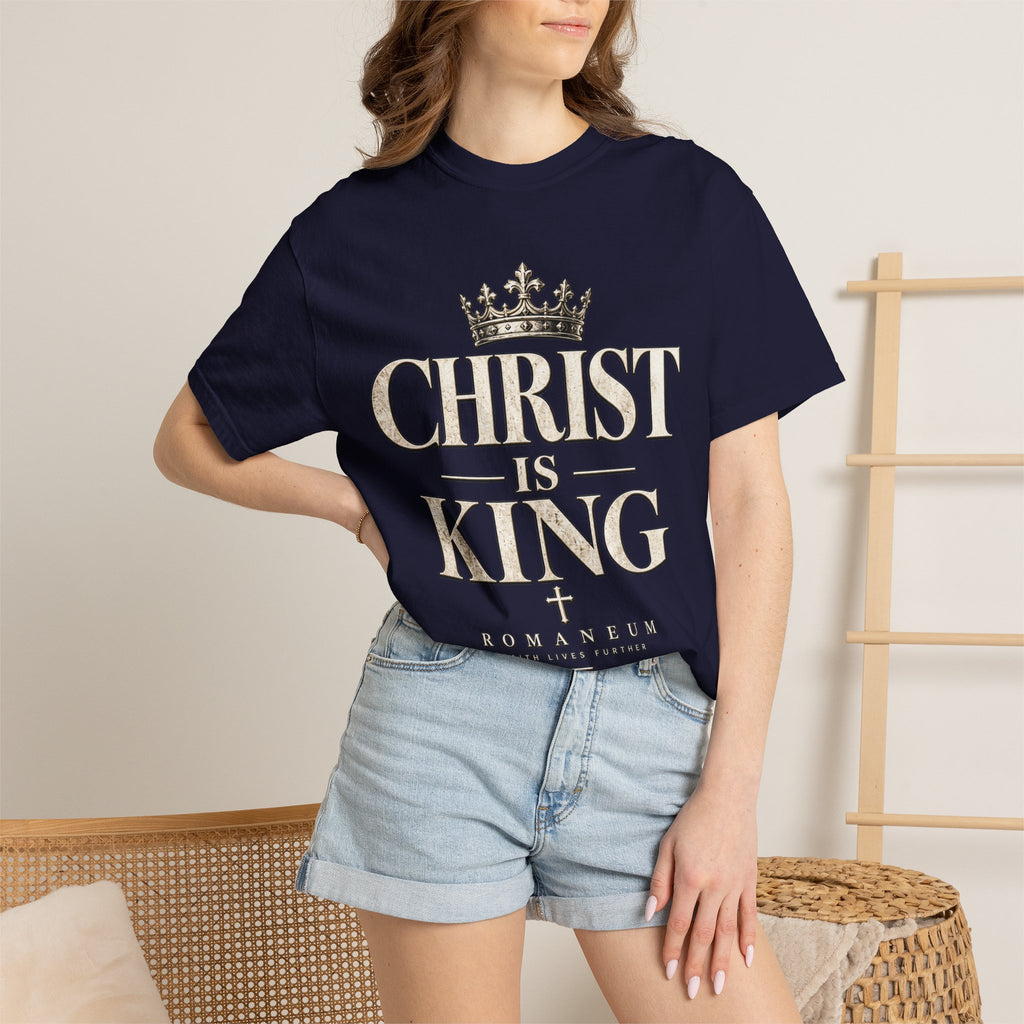 'Christ Is King' T-Shirt — Faith-Based Religious Tee