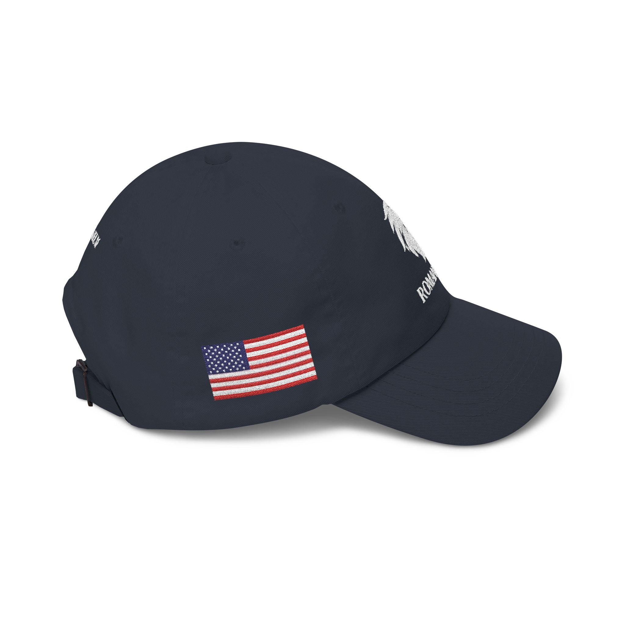 Roman eagle logo Classic Dad Cap | Patriotic embroidered baseball hat