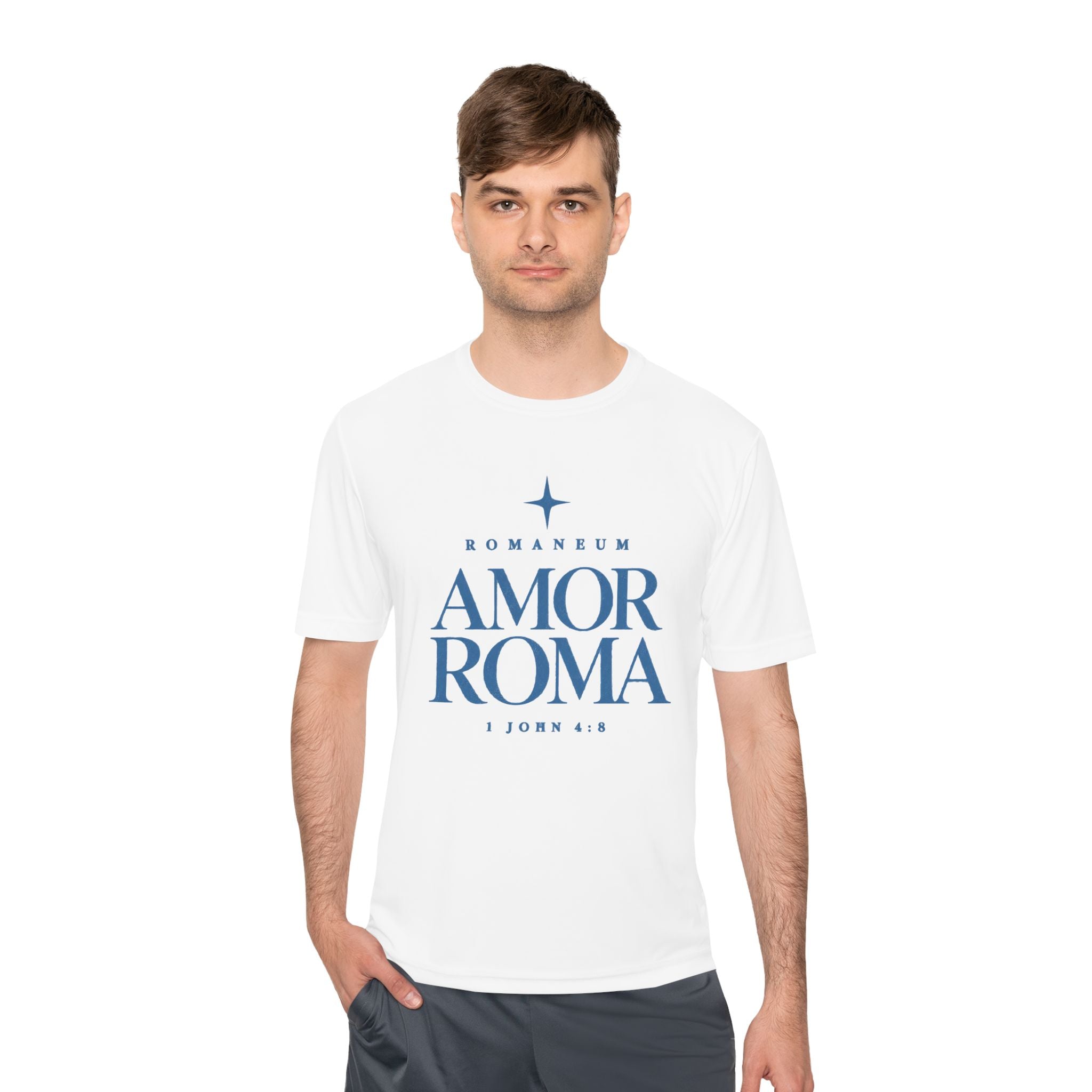 Amor Roma Tee — "From Above" Scripture T-Shirt (1 John 4:8)