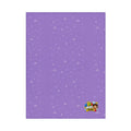 Toddler Blanket — Purple Starry Dot Kids Throw with Cartoon 'GOOD NEWS TOONS' Logo