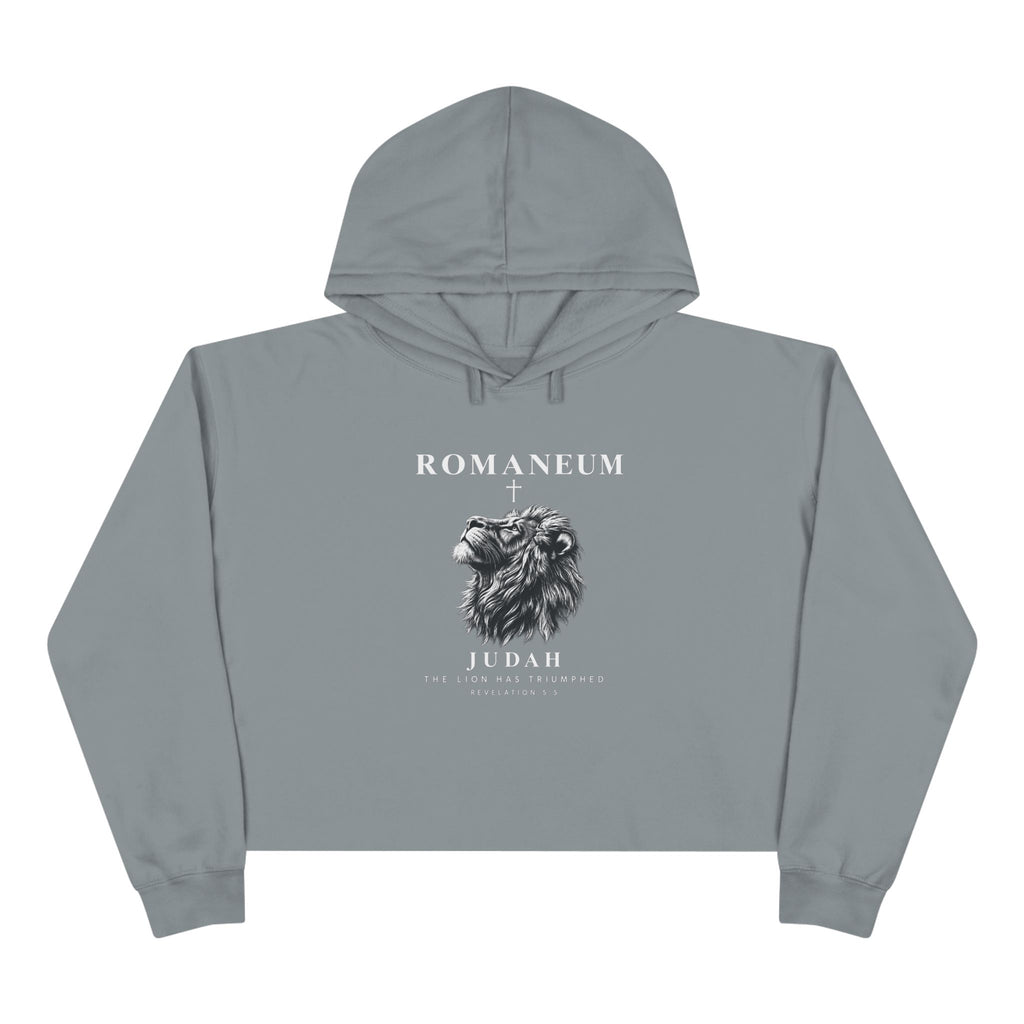 Romaneum Judah Lion Crop Hoodie —  Graphic Crop Hoodie