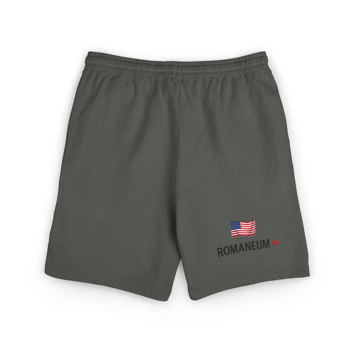 Patriotic Eagle Sweat Shorts — 'Land of the Free' Graphic Cotton Fleece Shorts