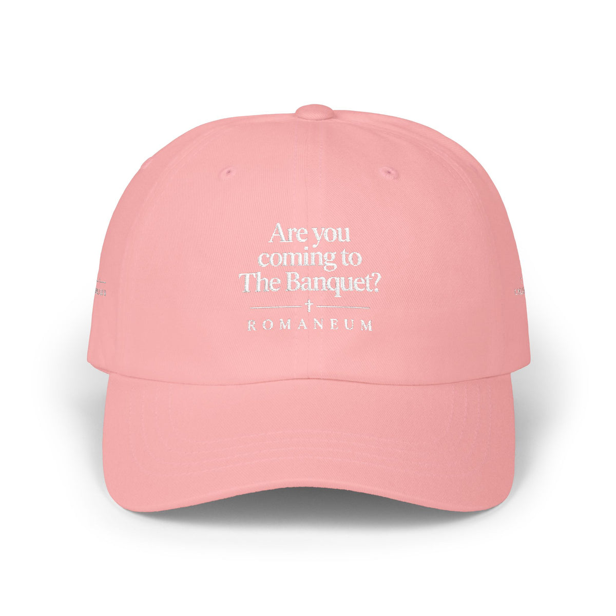 Classic Dad Cap — "Are you coming to The Banquet?" ROMANEUM Embroidered Baseball Hat