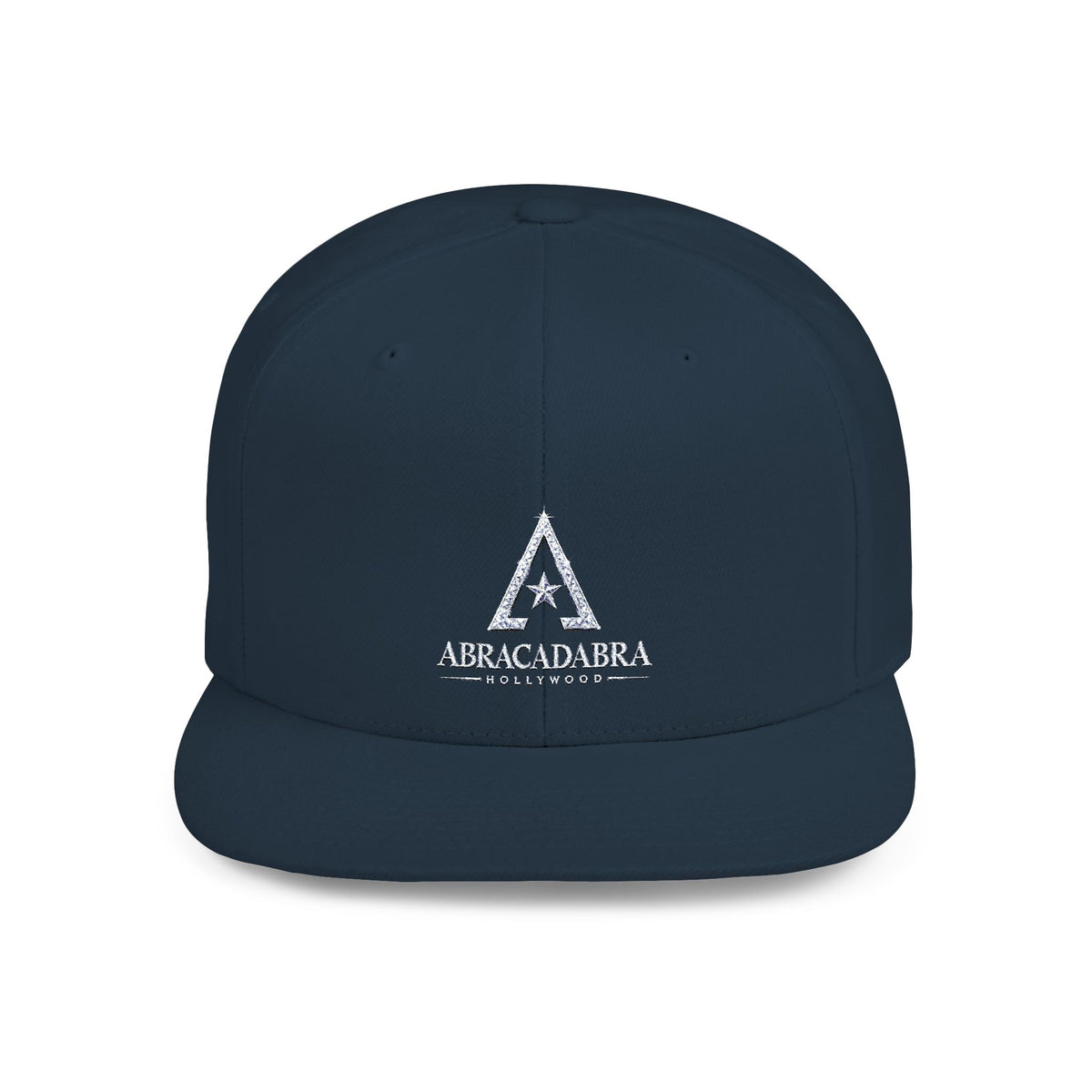 Abracadabra Triangle Snapback Hat — Flat Bill Adjustable Cap