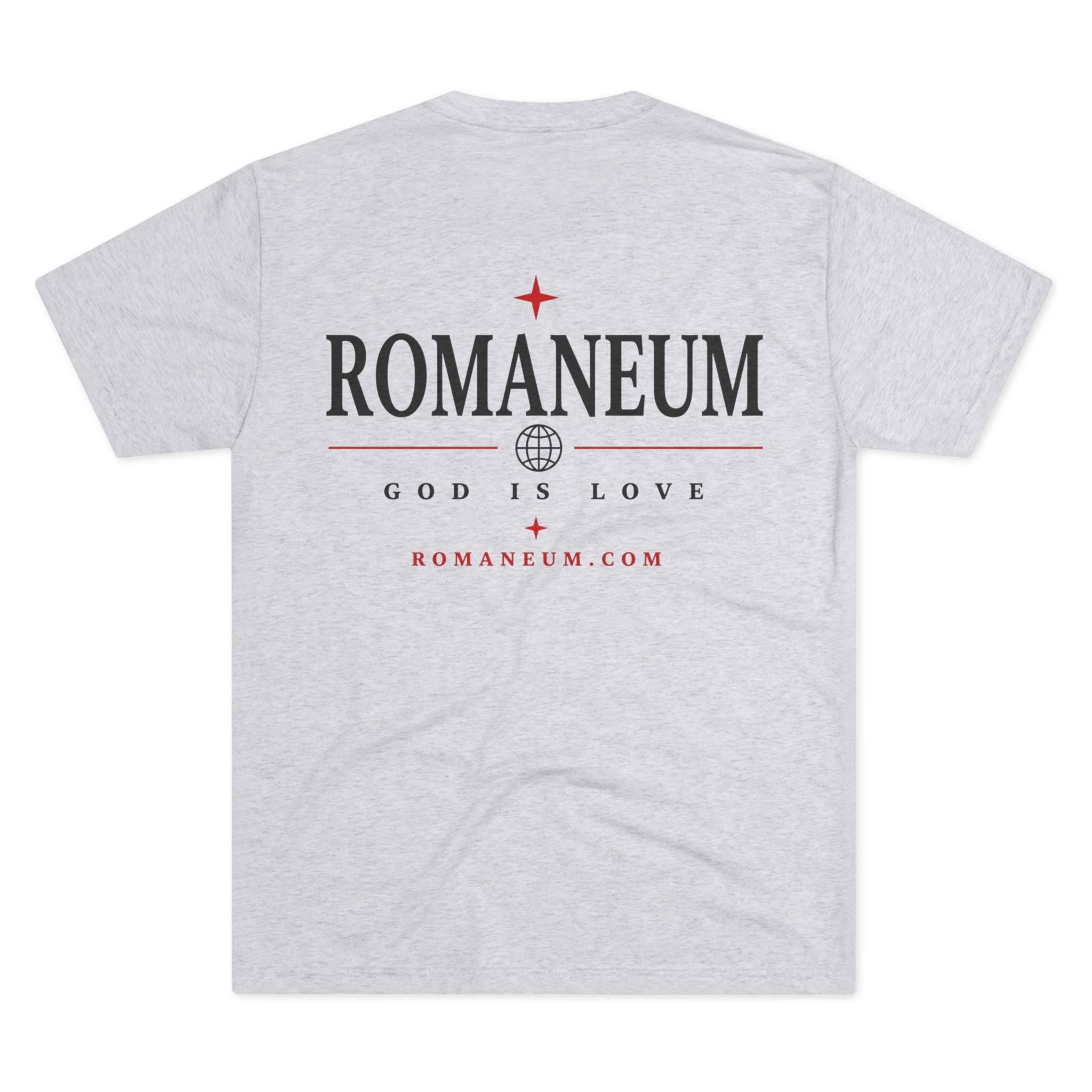 Romaneum "Amor Roma" Crew Tee – God Is Love Christian T-Shirt