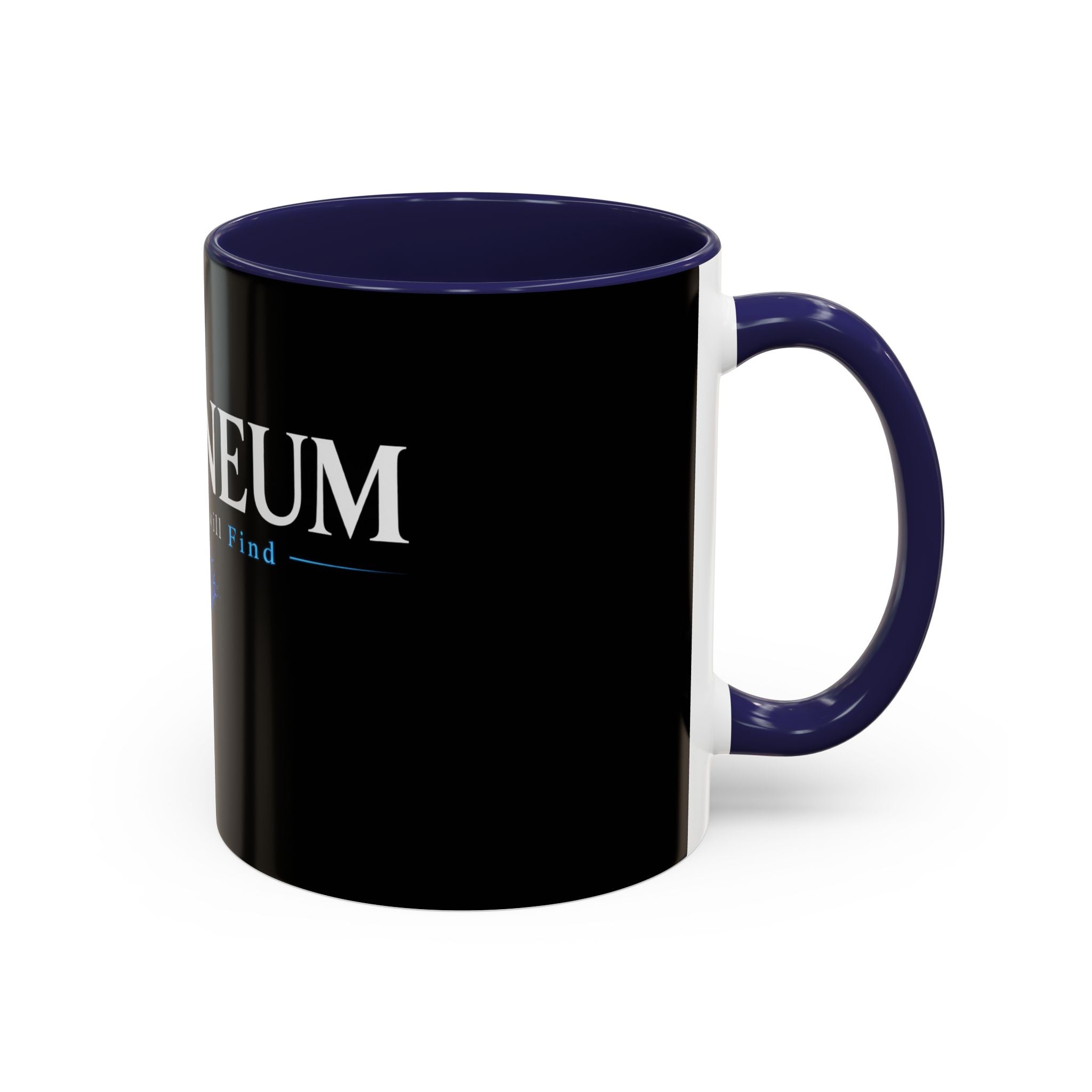 "Seek and You Will Find" Inspirational Black Mug