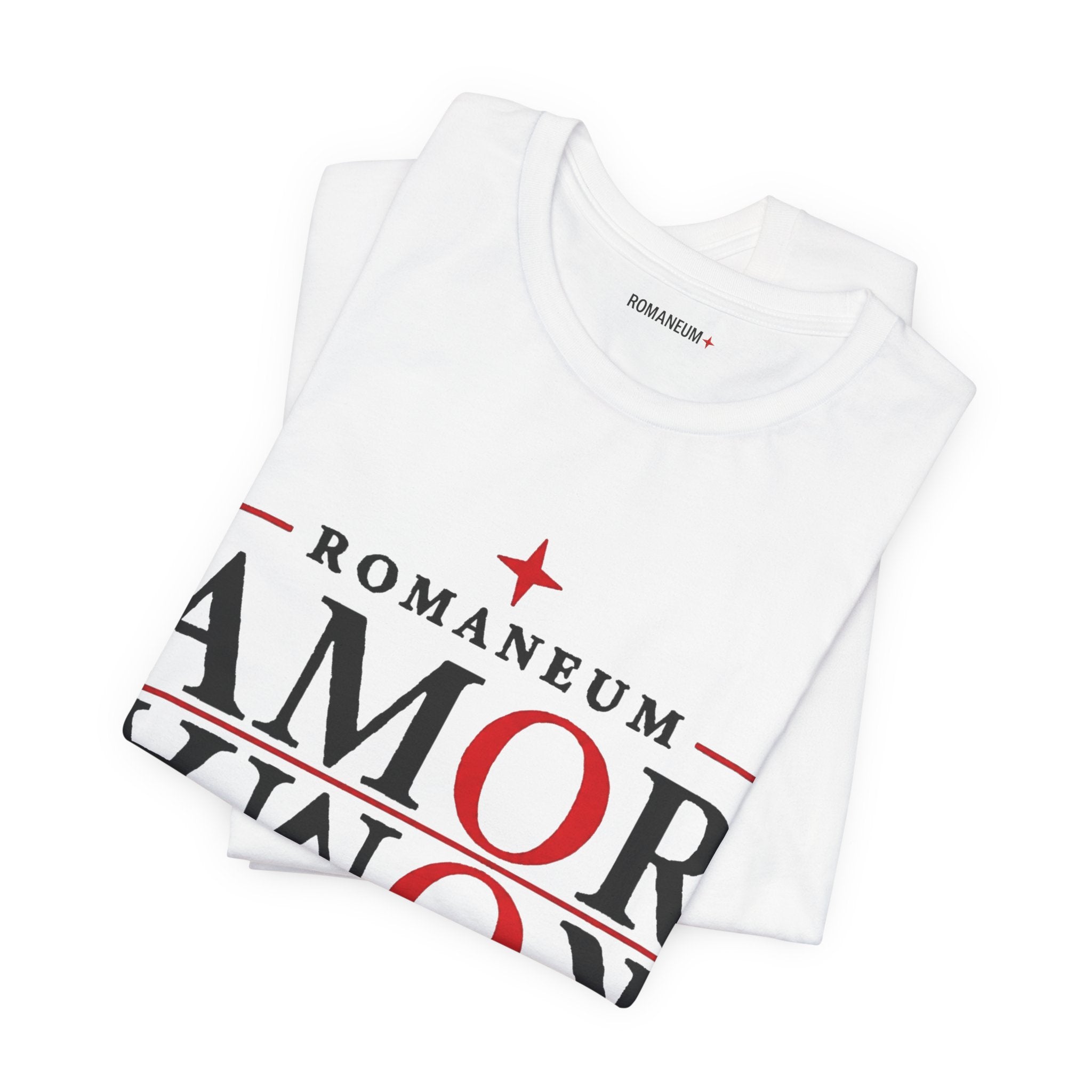 Romaneum 'AMOR/ROMA' God Is Love Graphic Tee