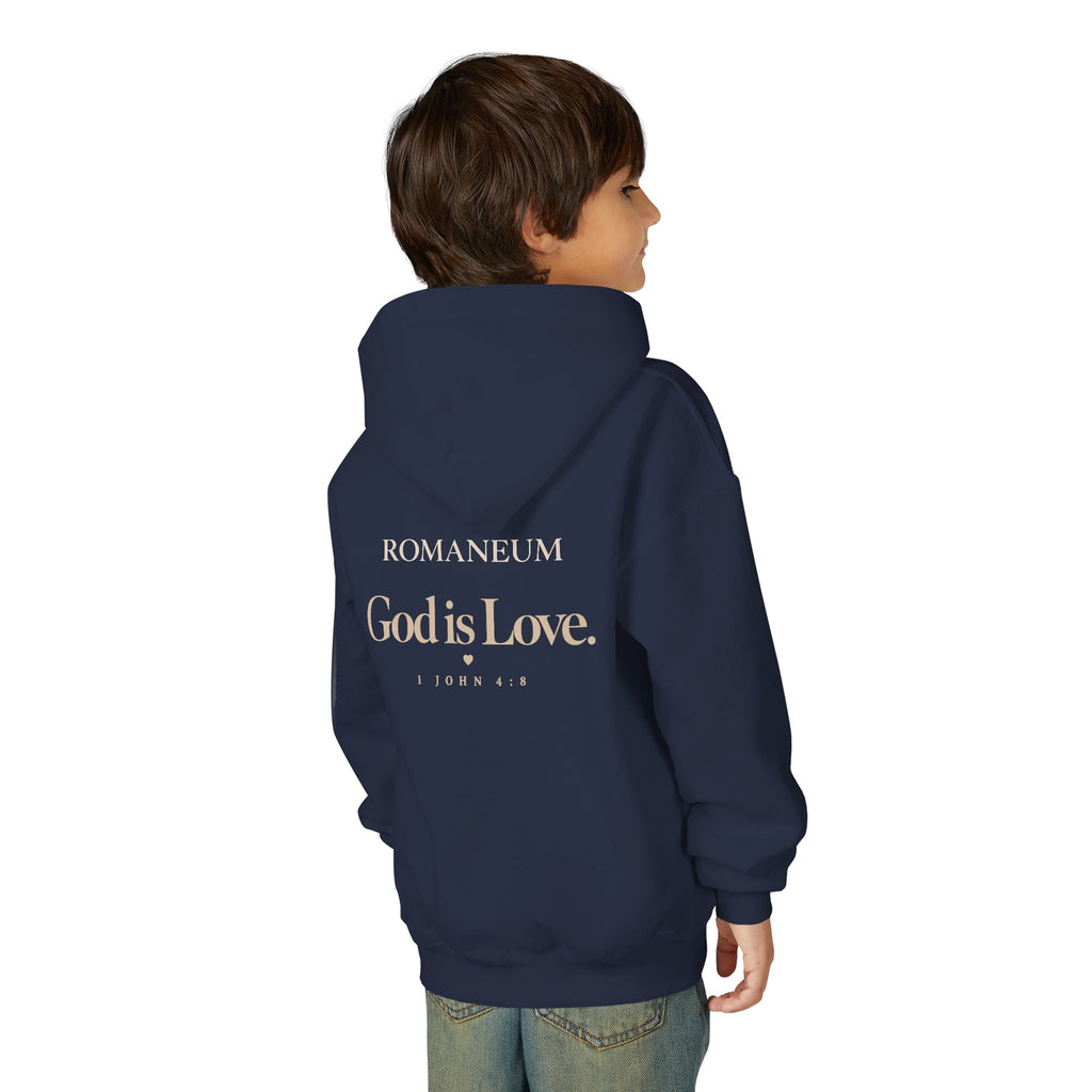 Youth Hoodie — To Live Is Christ / God Is Love Sweatshirt